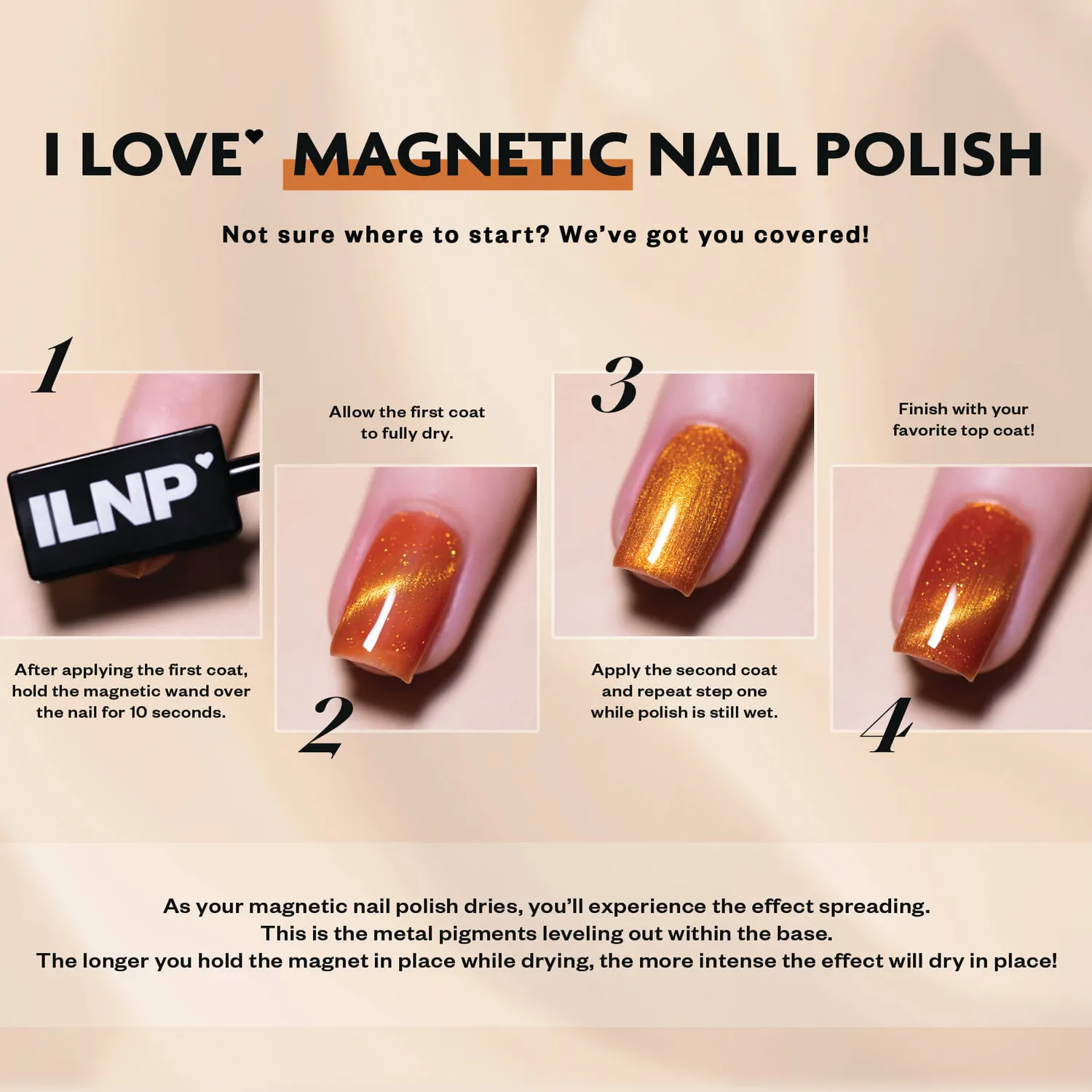 ILNP Trapped Venom nagellack magnetisk mossgrön