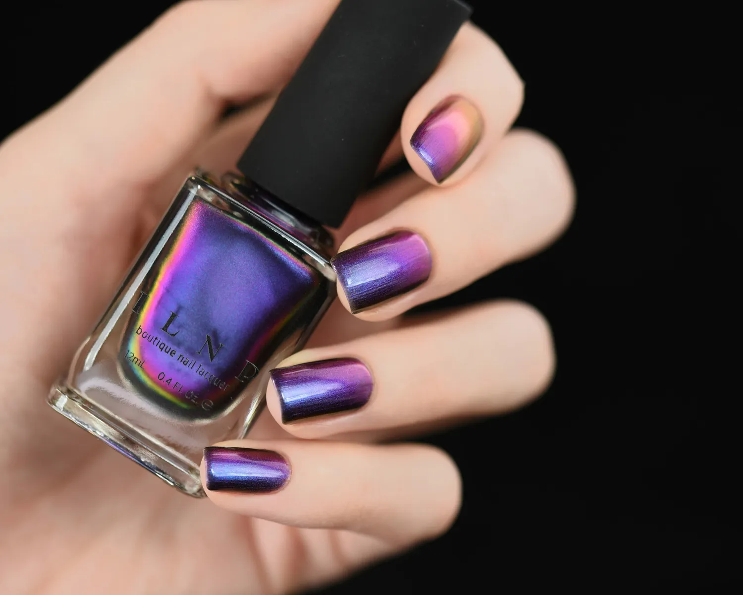 ILNP Ultra Chrome Peace nagellack blå kameleont