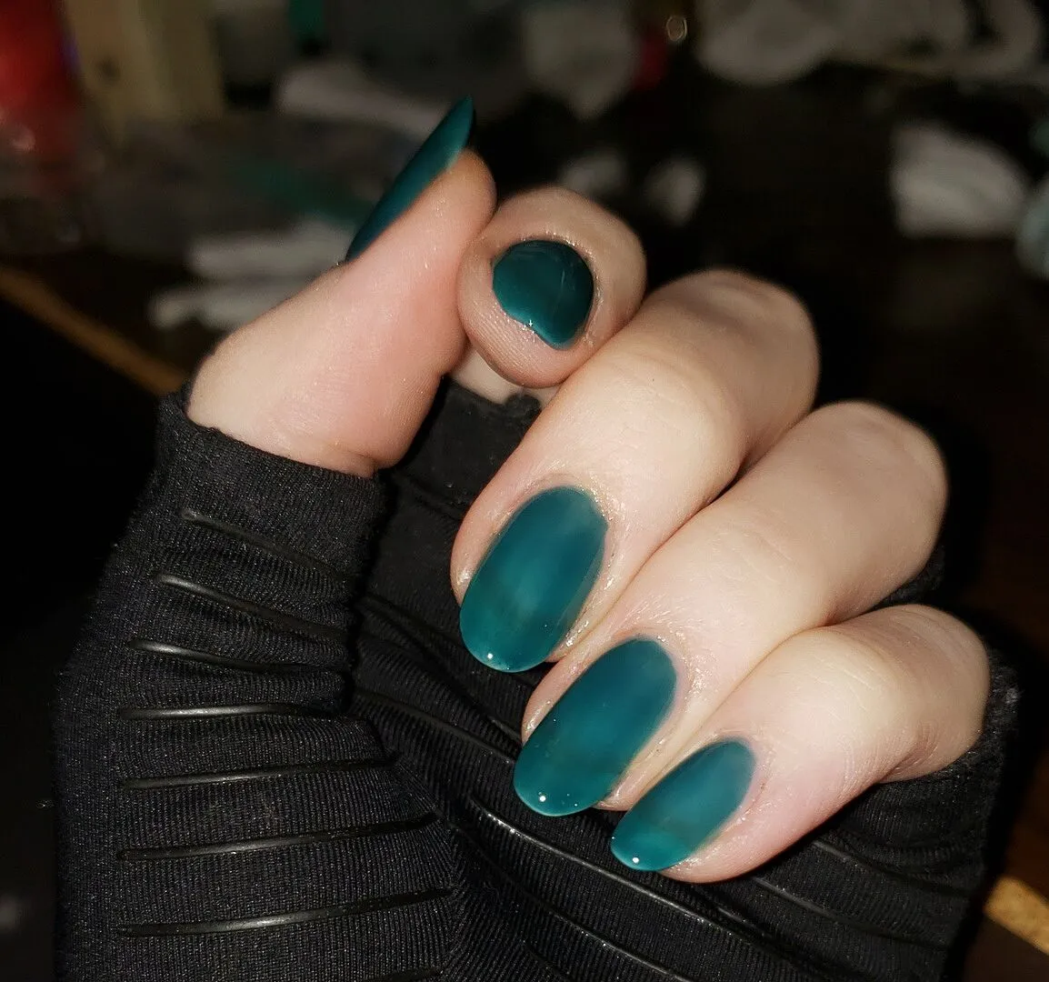 Cirque Colors Verdigris Jelly nagellack dusty teal