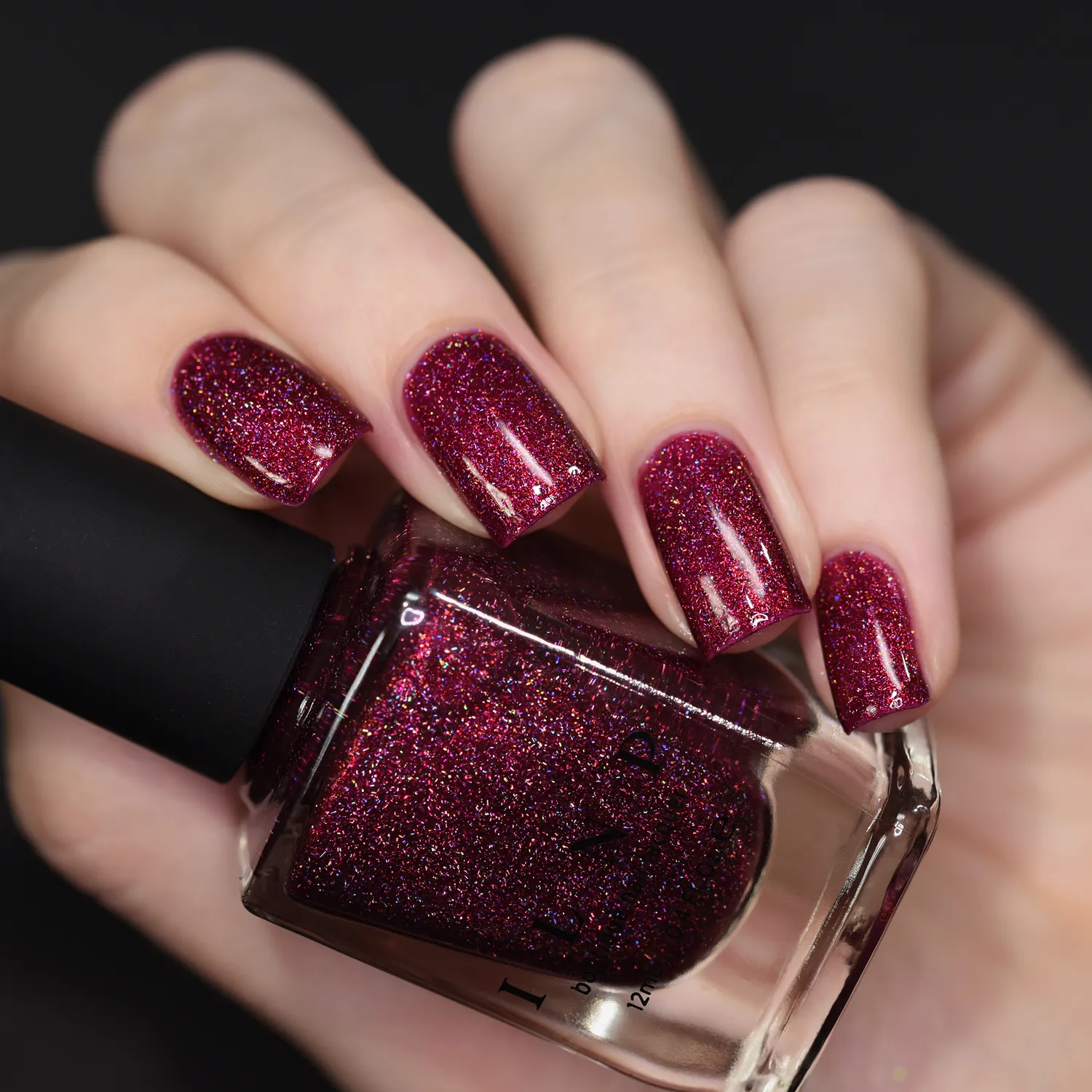 ILNP Rogue nagellack rött holografiskt