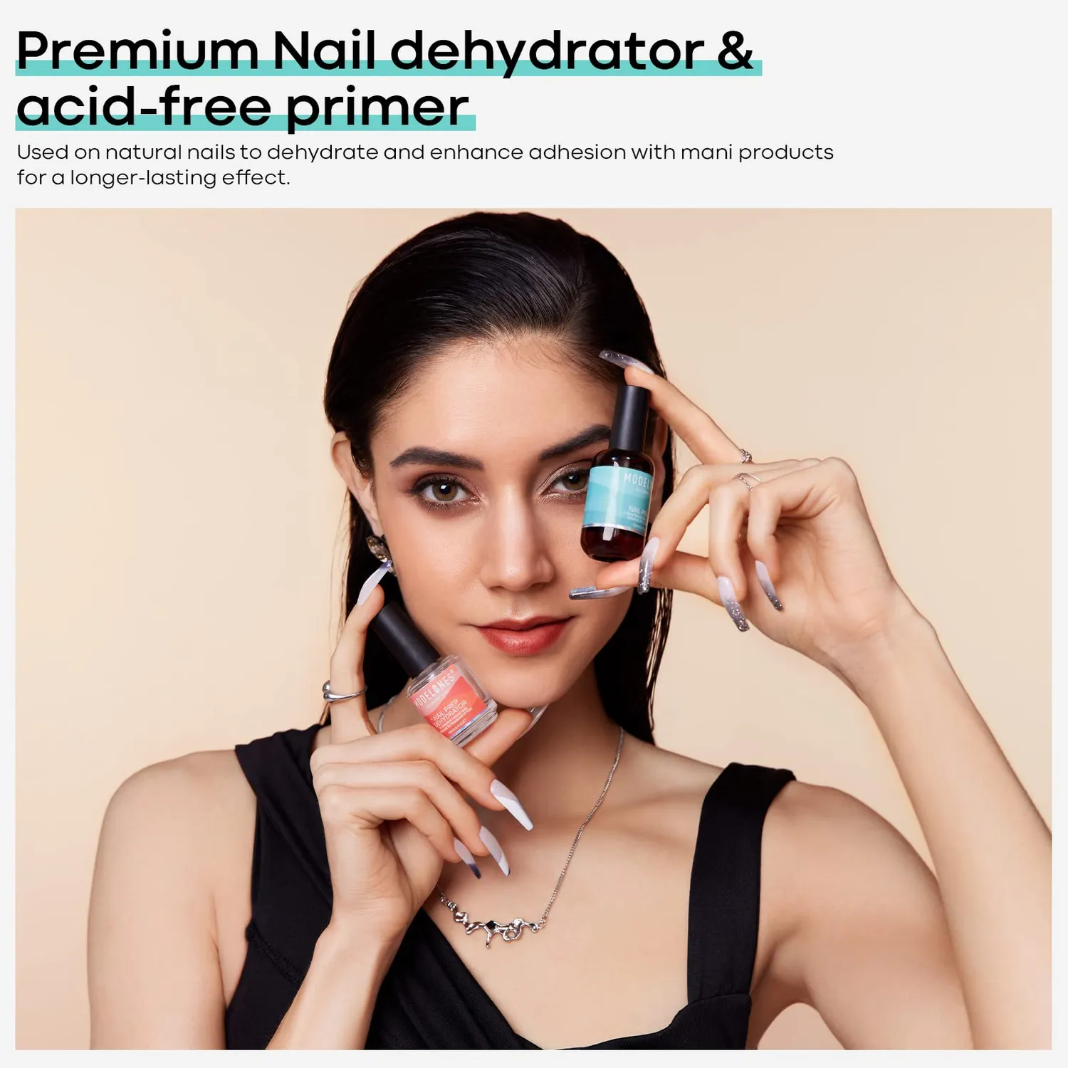 Modelones Nail Primer Prep Dehydrator Set nagelprimer HEMA-fri
