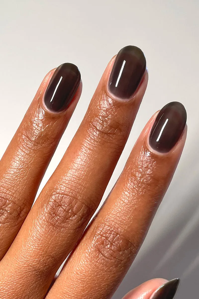 Cirque Colors Leather Set nagellacksduo svart jelly matt
