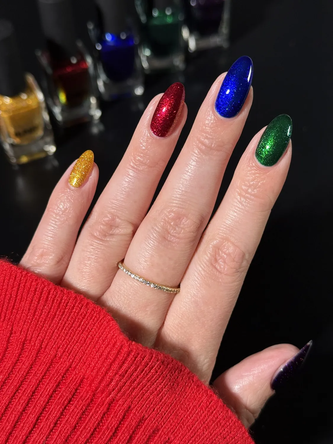 ILNP Precious Gems nagellacksset 6-pack juveltoner