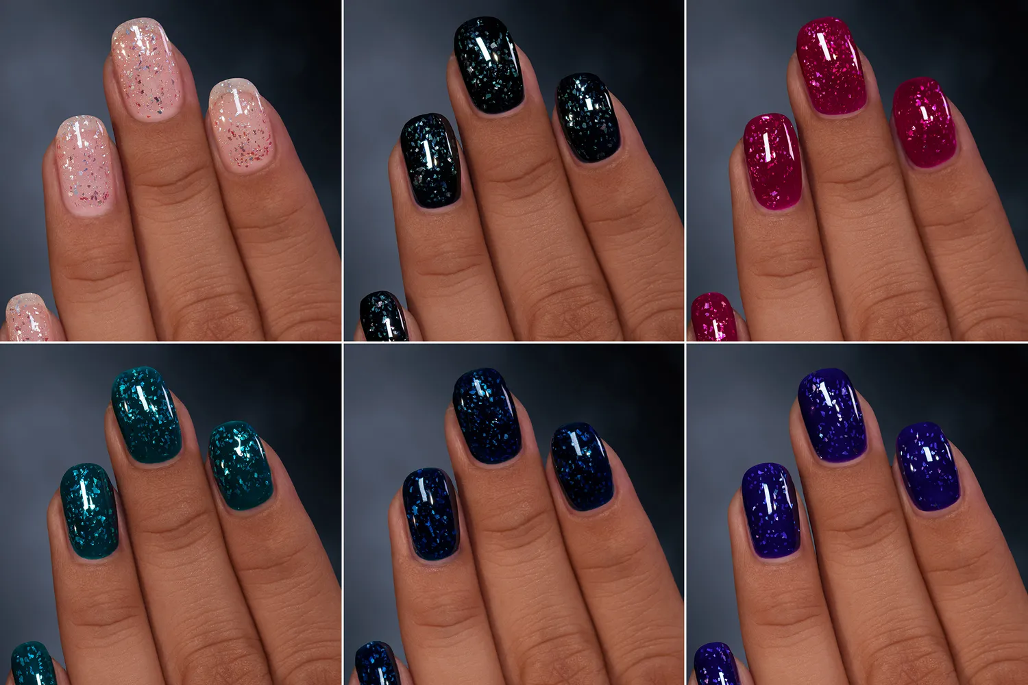 ILNP Opening Night Collection nagellack 6-pack flakie