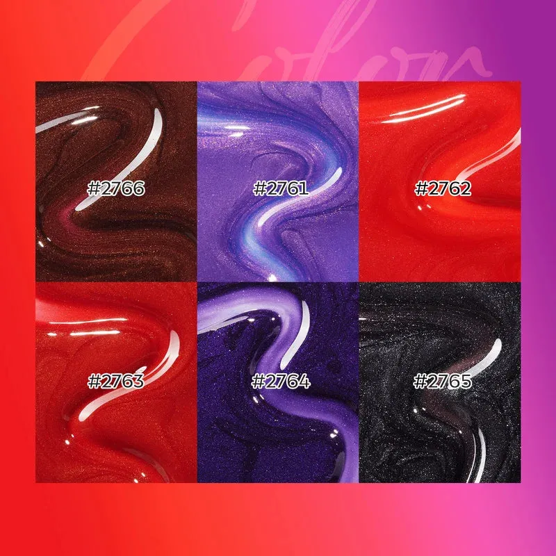 modelones Mixed Flavors gellack set 6 färger thermal