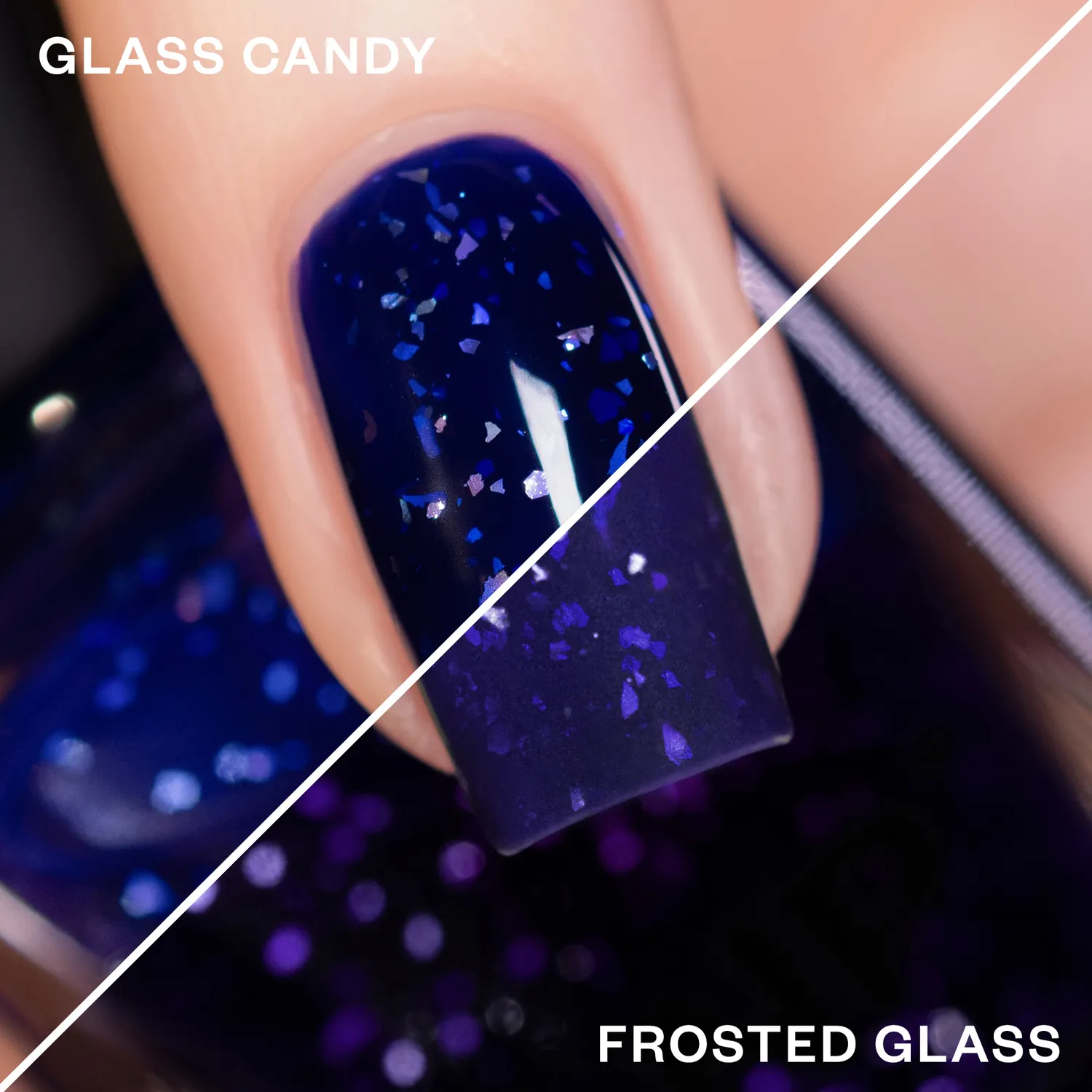 ILNP Opening Night Headliner nagellack indigoblått skimmer