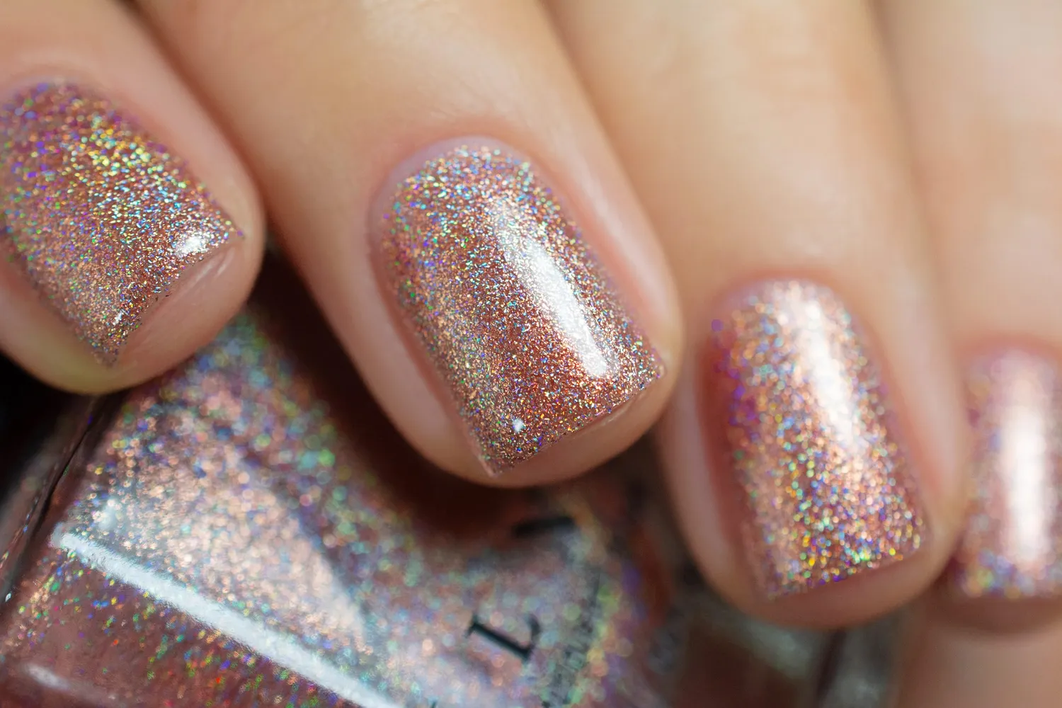 ILNP Daydream Caroline nagellack koppar holo