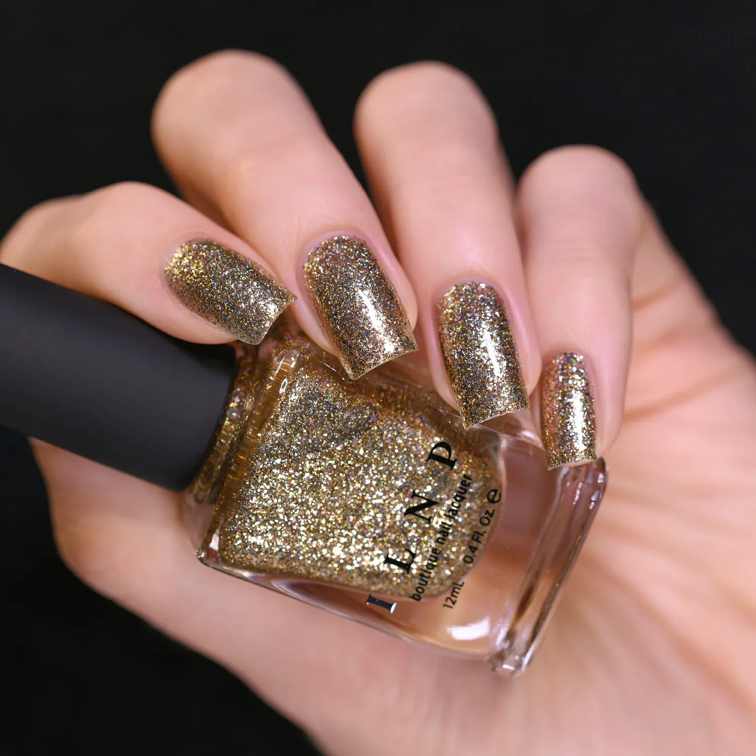 ILNP Pebble Path nagellack antique brass metallic