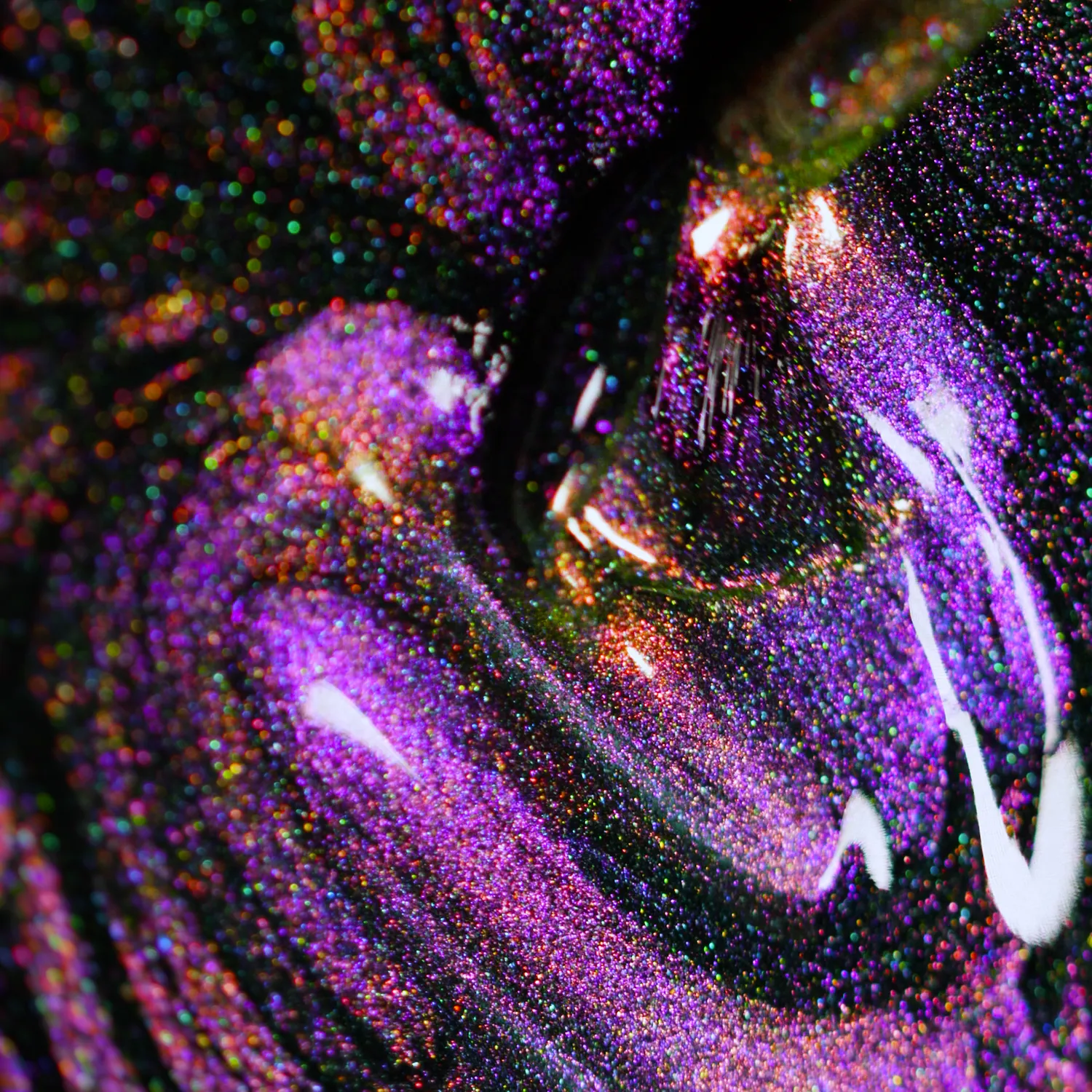 ILNP Night Shift Jukebox magnetlack mörkgrön holografisk