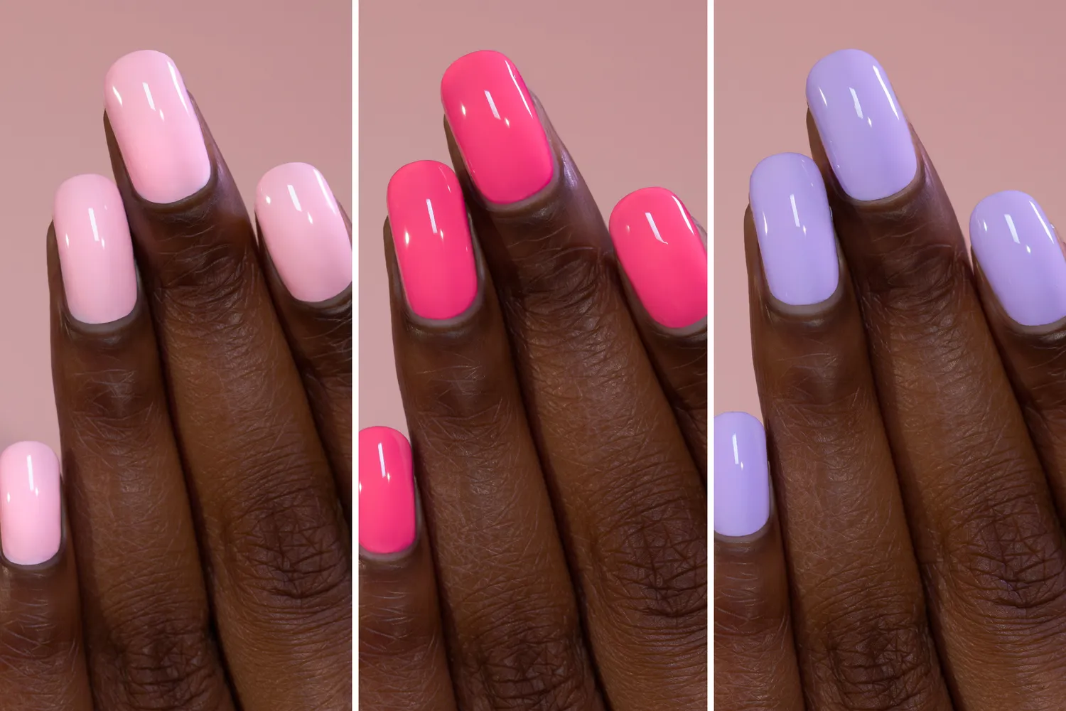 ILNP Lovestruck nagellack set 3-pack krämig rosa