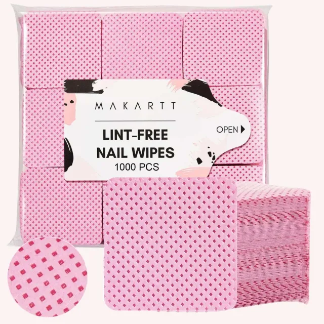 Makartt Lint-Free Nail Wipes luddfria pads 1000p