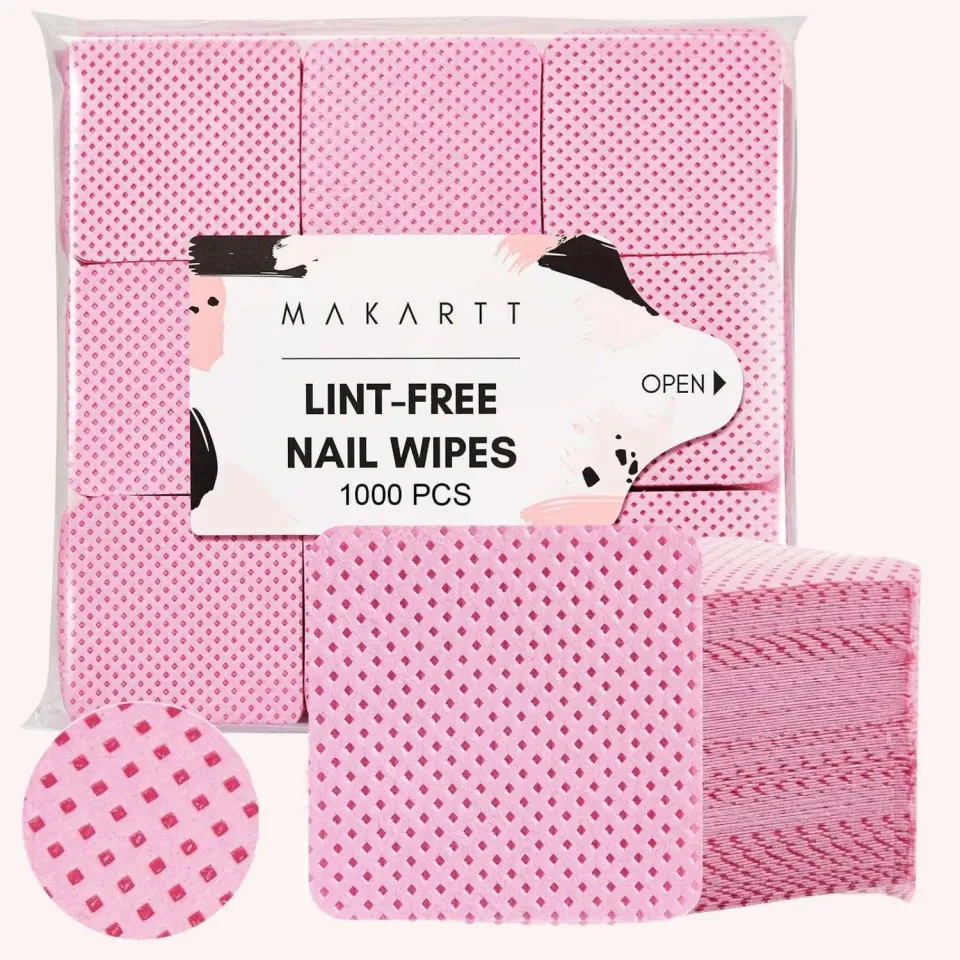 Makartt Lint-Free Nail Wipes luddfria pads 1000p
