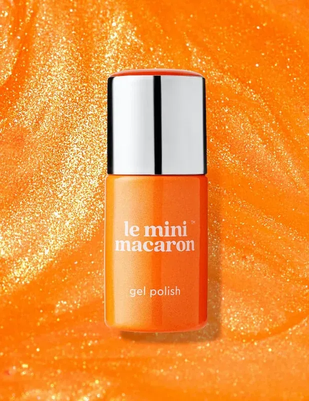 Le Mini Macaron Sun Beam gellack persika skimrande