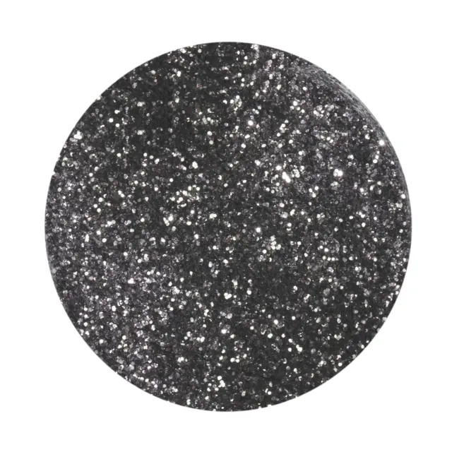 Iz Beauty Gun Metal Grey nagelglitter burk 6g medium
