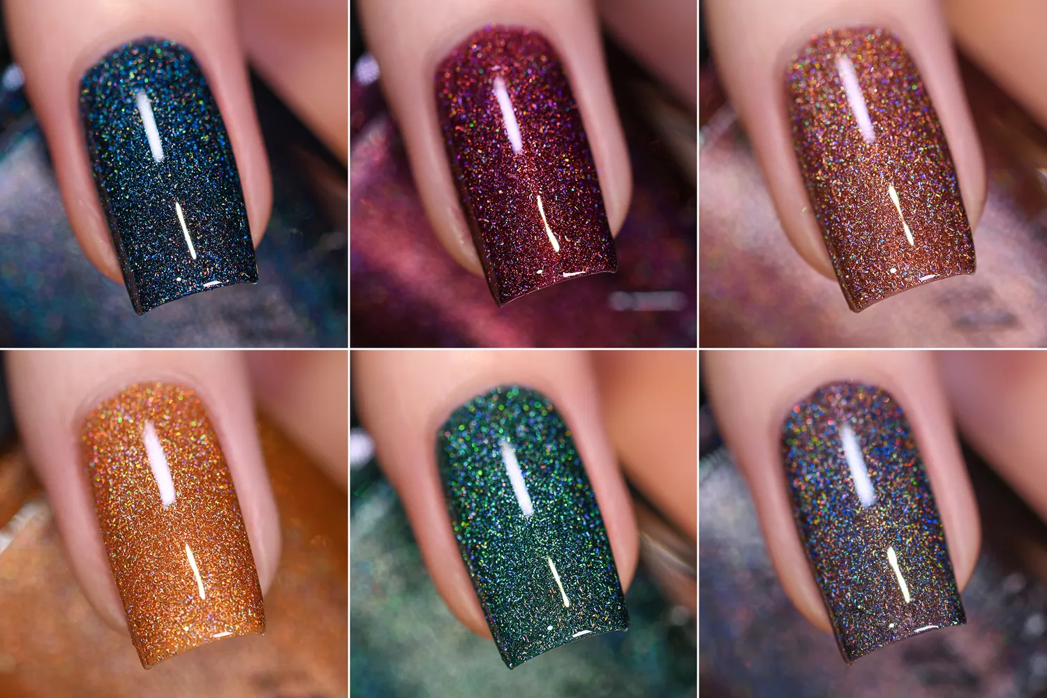 ILNP Manhattan Collection nagellack 6-pack holo