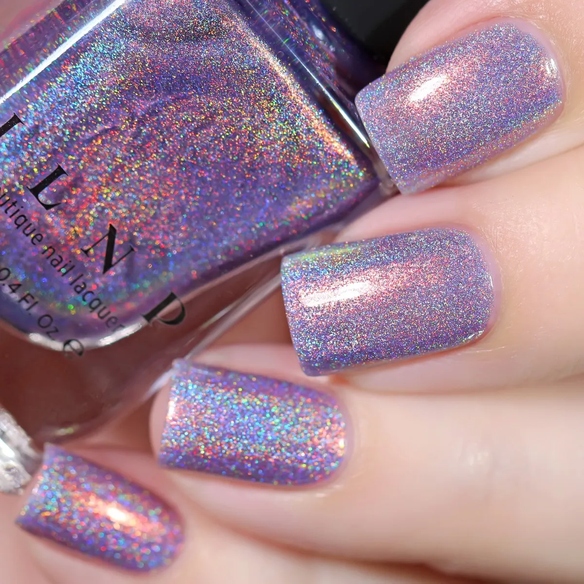 ILNP Heat Wave nagellack lila holografisk