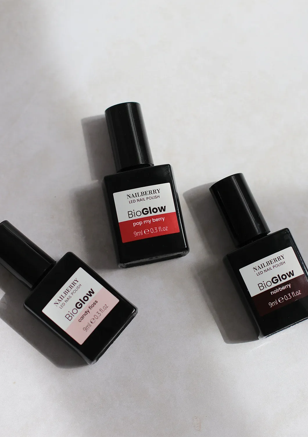 Nailberry BioGlow Starter Set manikyrset 3 färger