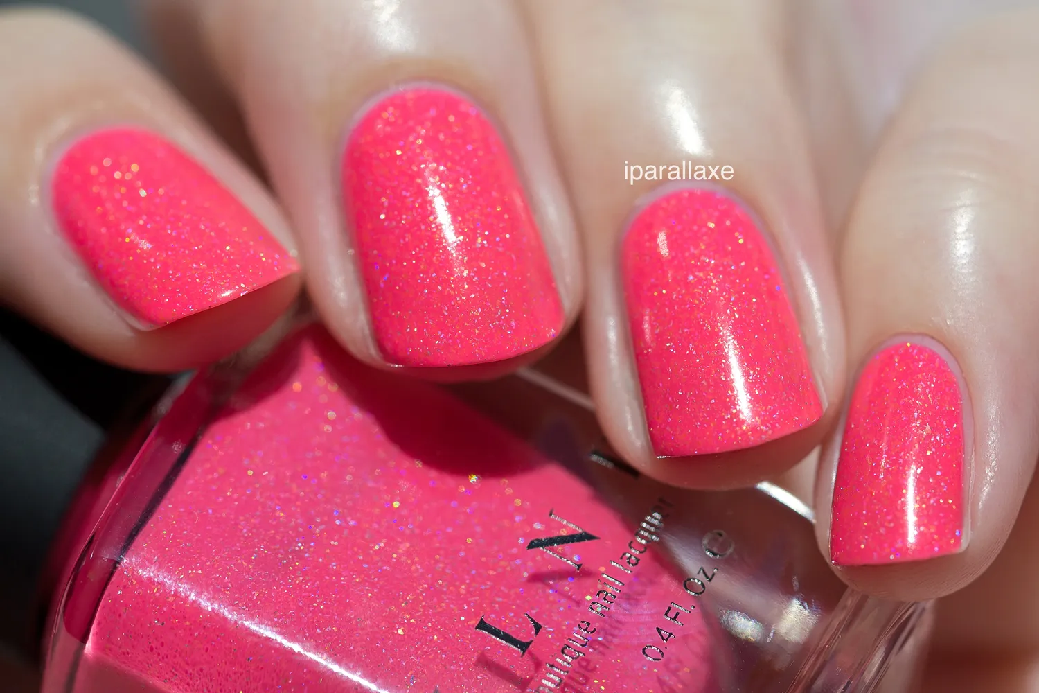 ILNP Summer Crush nagellack neonrosa holografiskt