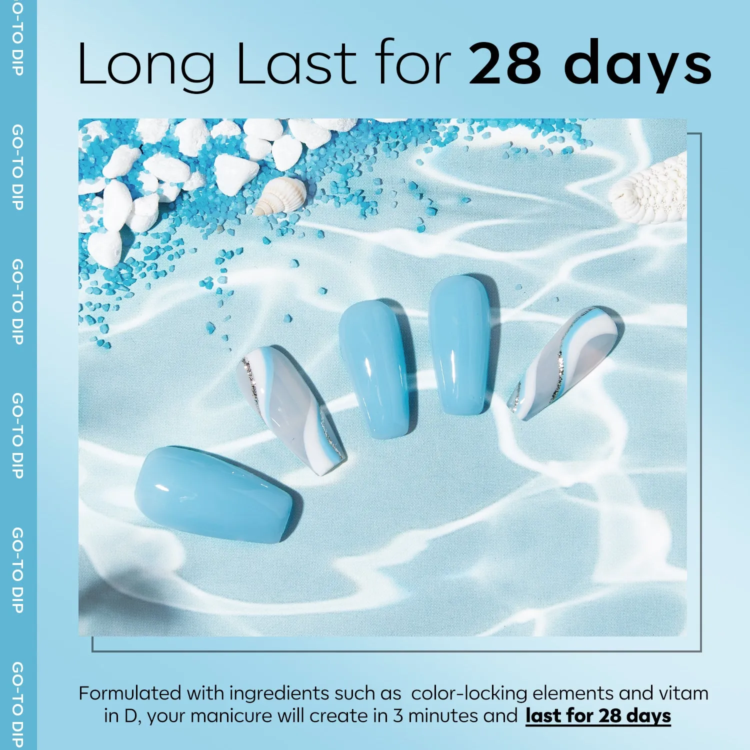 Modelones Poly Gel polygel baby blue 15 g ljusblå