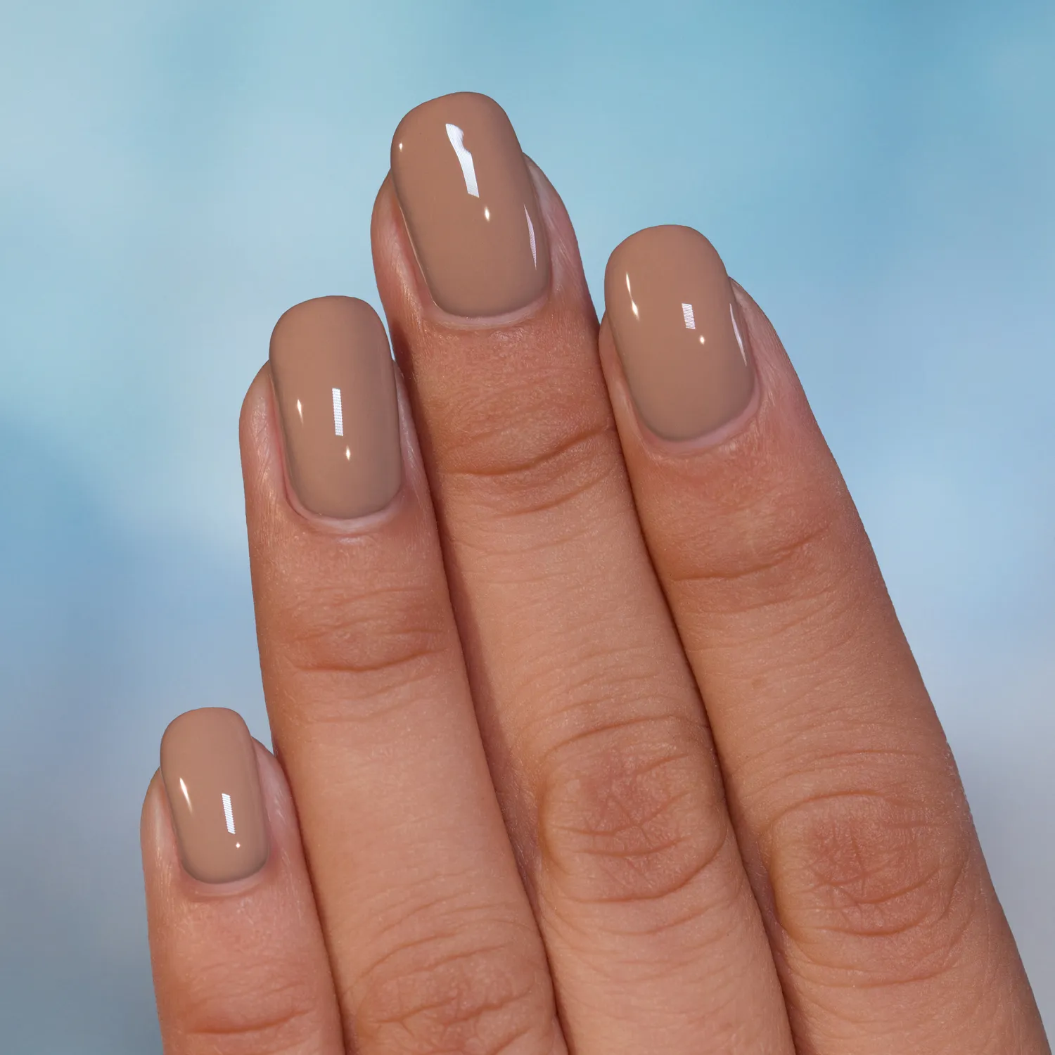 ILNP Woven nagellack brun krämig