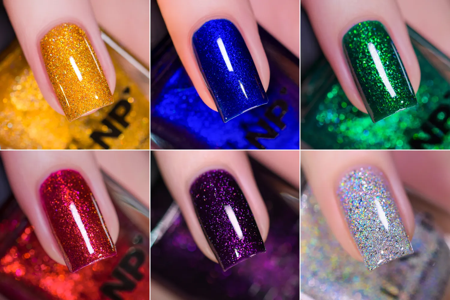 ILNP Precious Gems nagellacksset 6-pack juveltoner