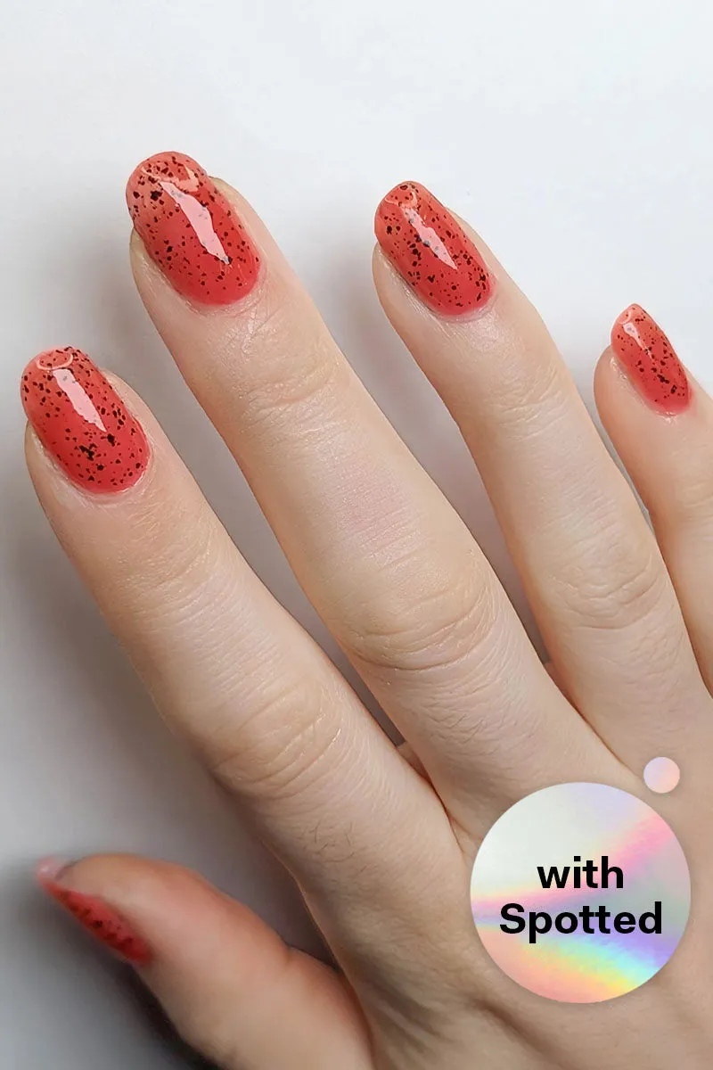 Cirque Colors Poppy Jelly nagellack röd jelly glans