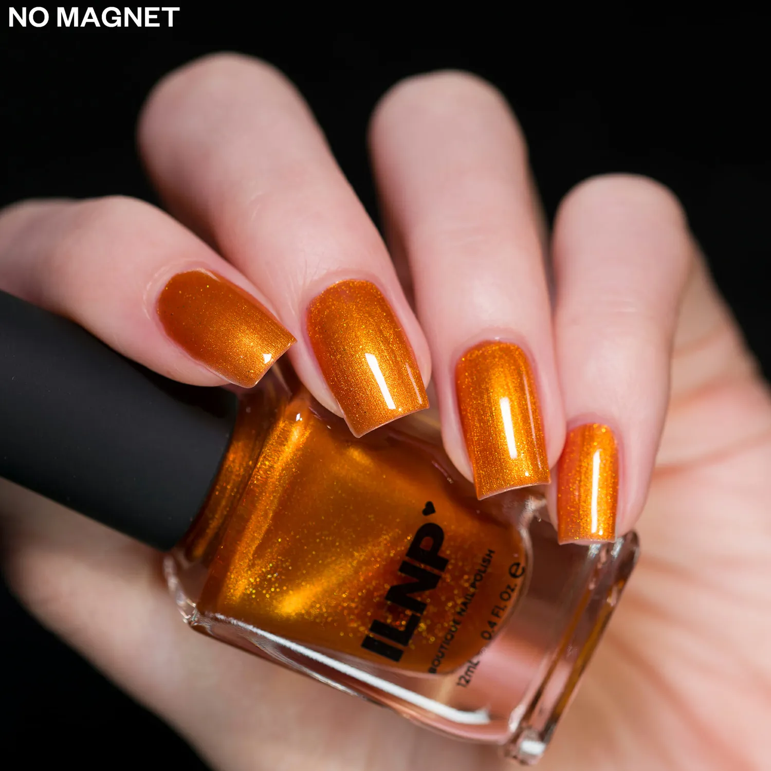 ILNP Golden Hour Amber nagellack magnetisk terrakotta