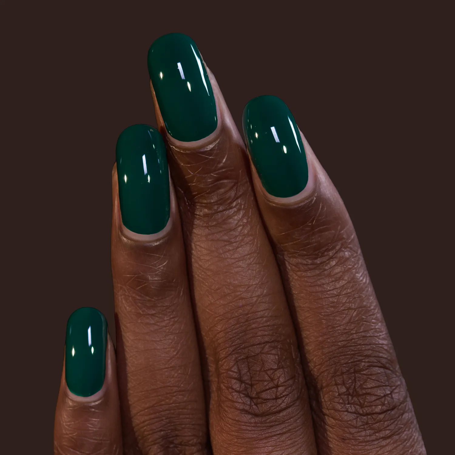 ILNP Studio Color Pine nagellack mörkgrön kräm