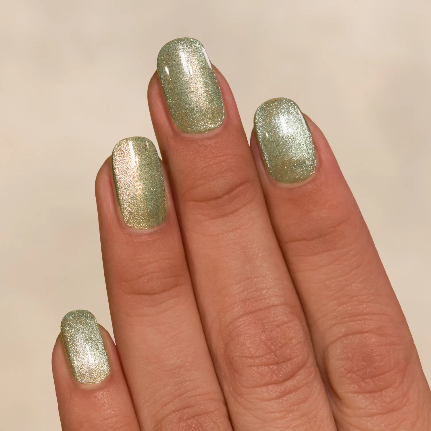 ILNP Velvet Velour nagellack salviagrön magnetisk