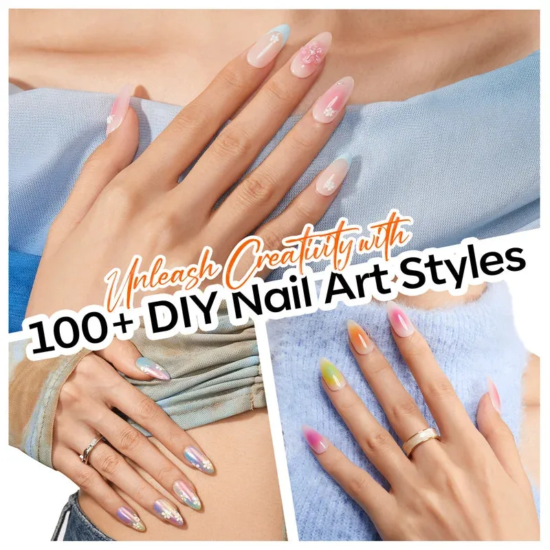 Modelones Nail Art svamp ombre 100-pack penna