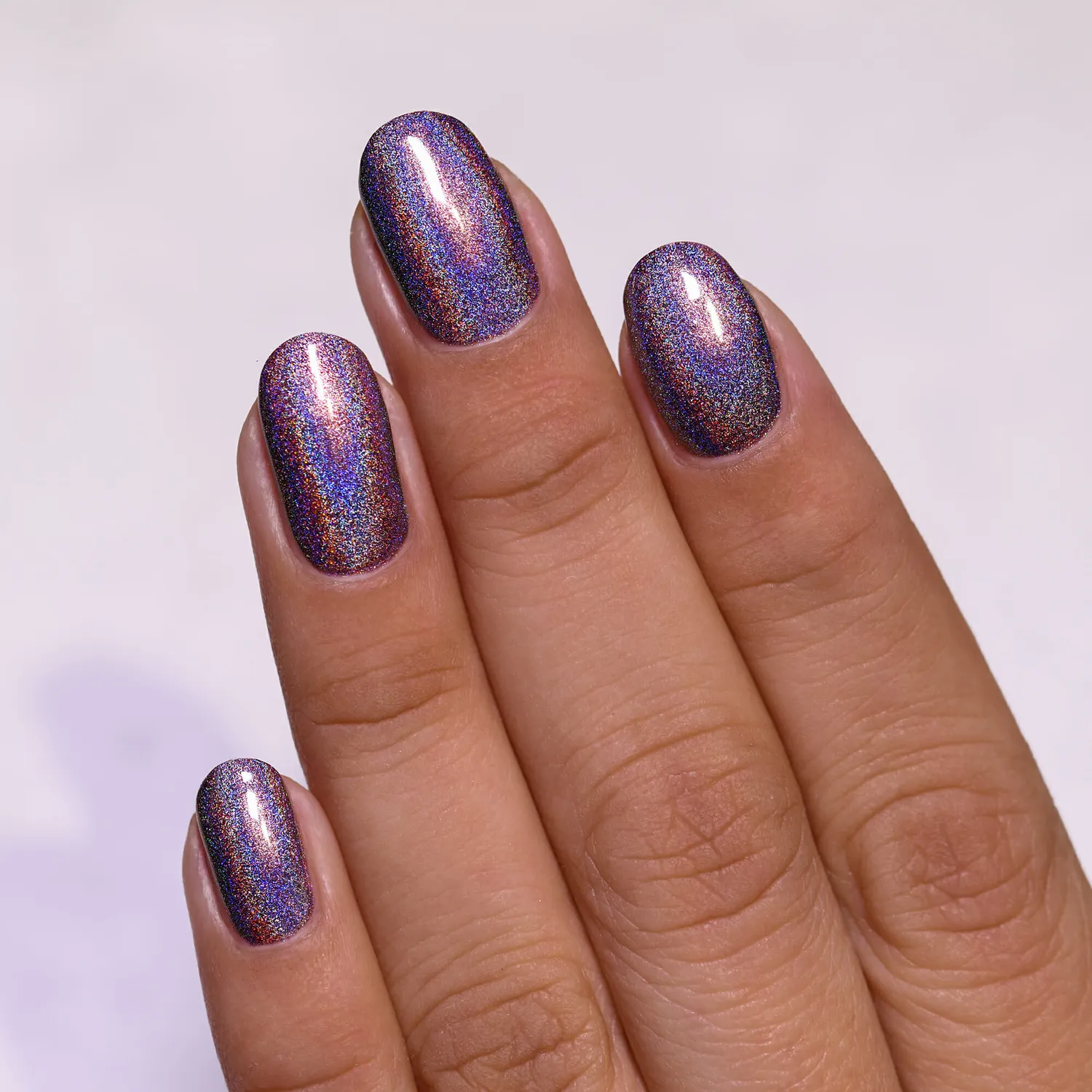 ILNP Ultra Holo Charmed nagellack plommon holografiskt
