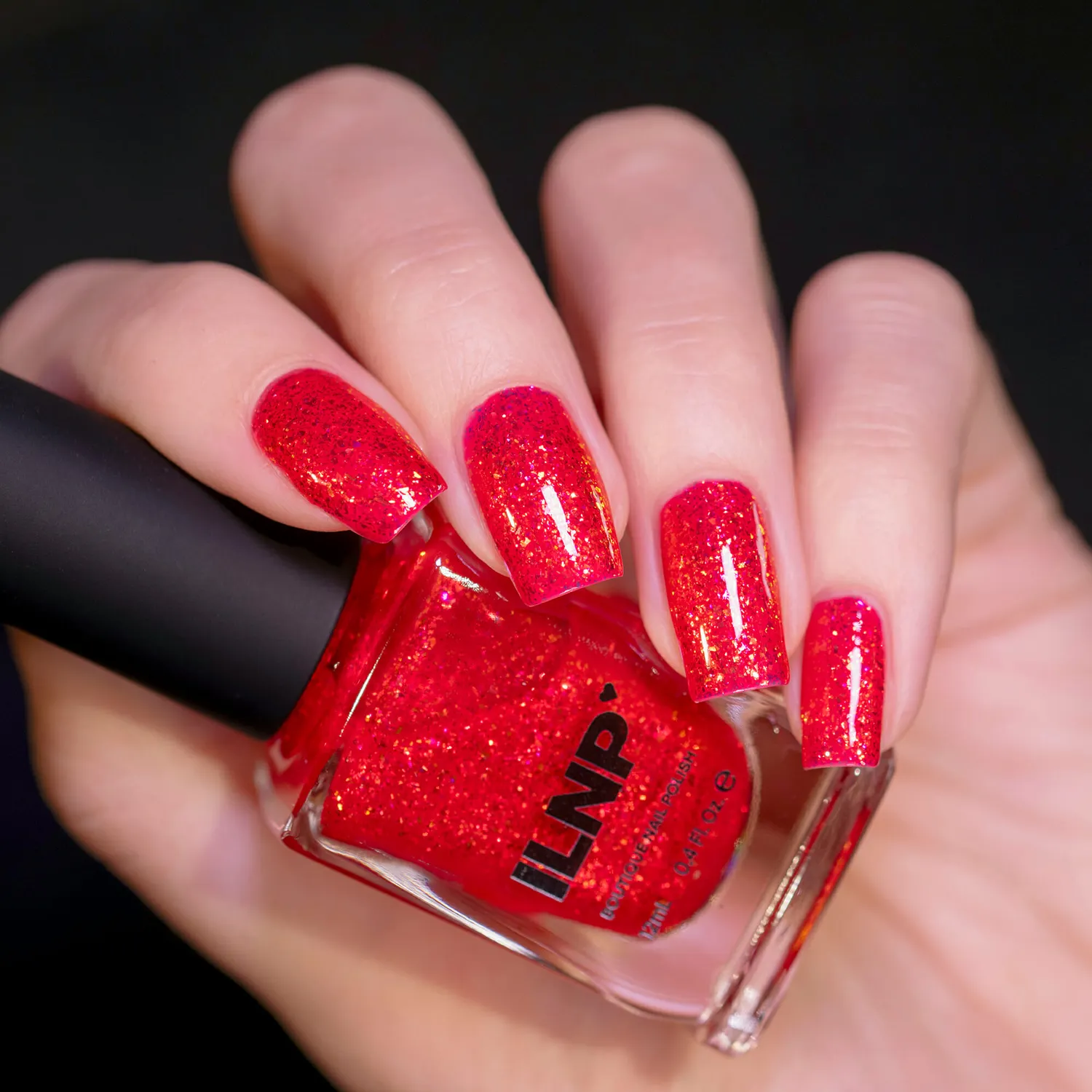 ILNP Ariel nagellack korallrött shimmer