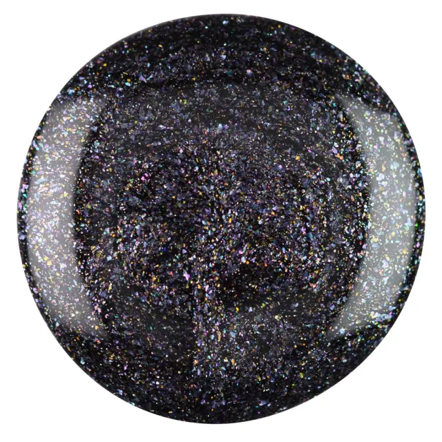 Iz Beauty GEL&GO GG1068 Caviar gellack 12ml svart glitter