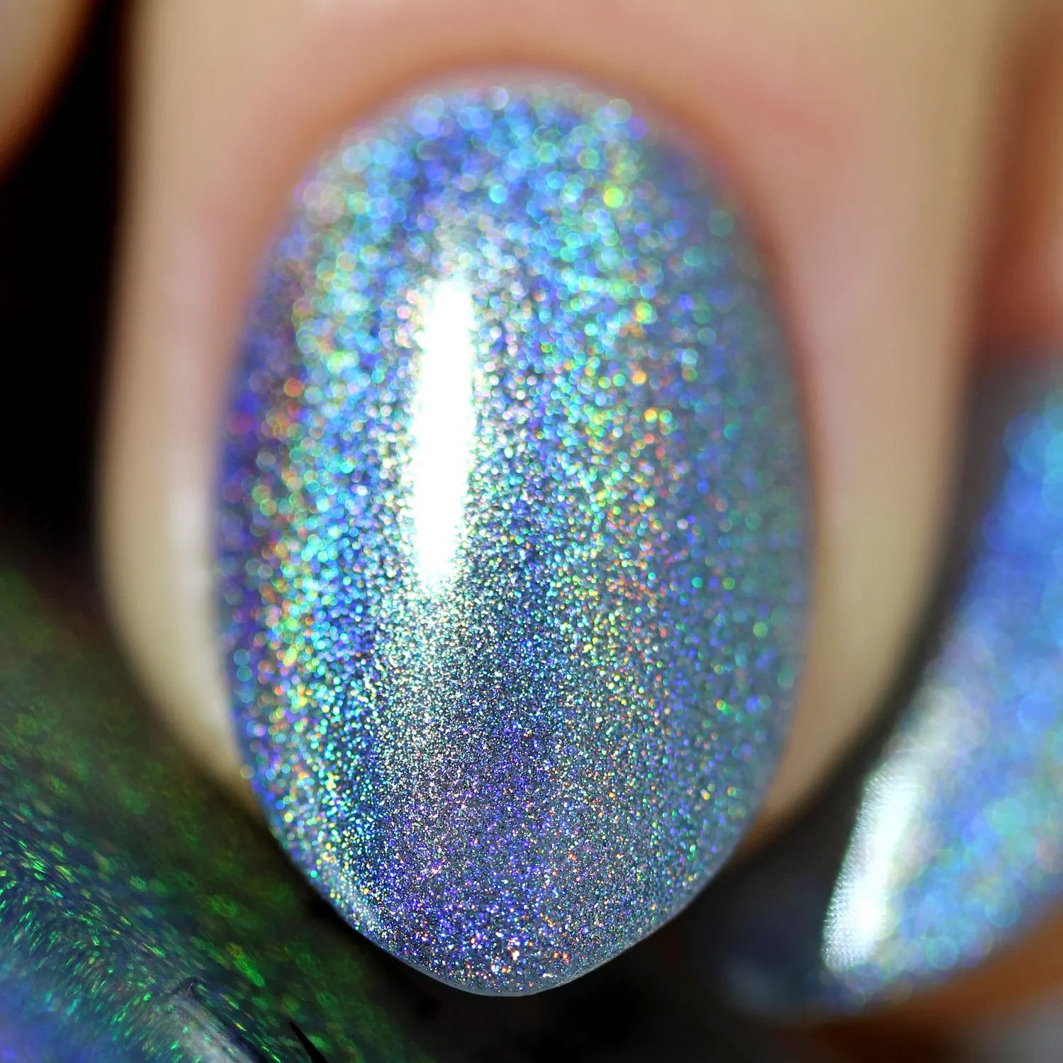 ILNP Ultra Holo First Snow nagellack isblå