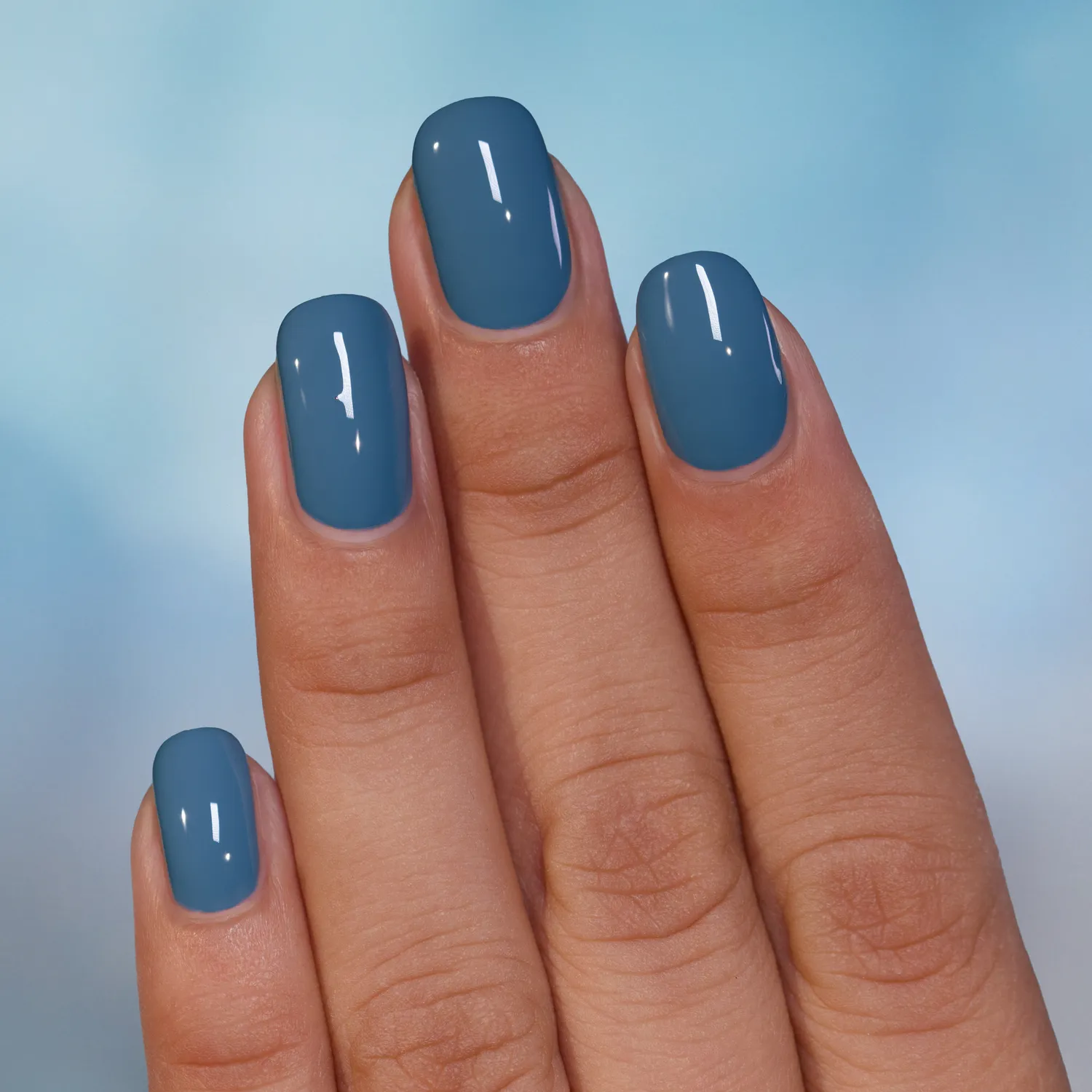 ILNP Studio Color Pullover nagellack stormblå krämig
