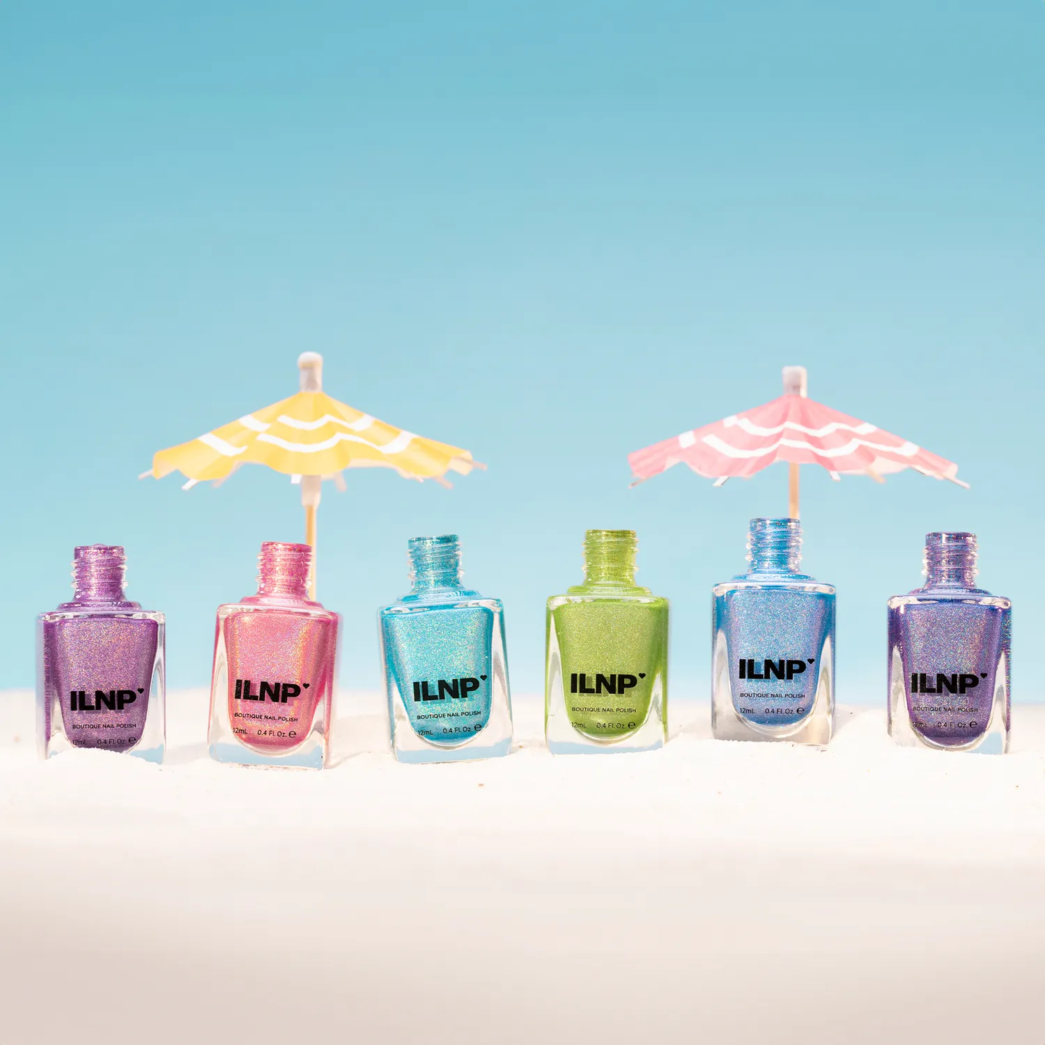 ILNP Summer Ultra Holos 2018 nagellack set 6-pack holo