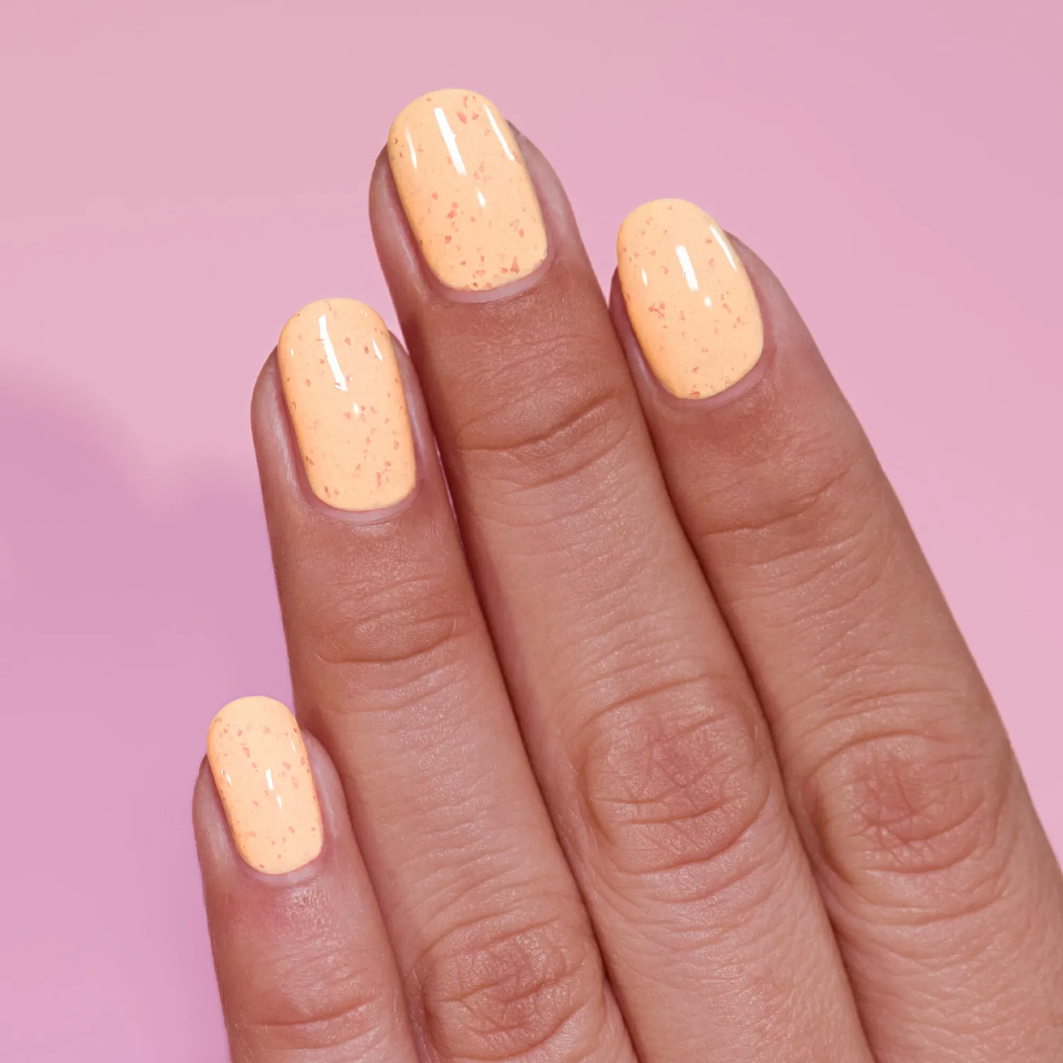 ILNP Something Sweet Milk Tea nagellack mjökigt orange