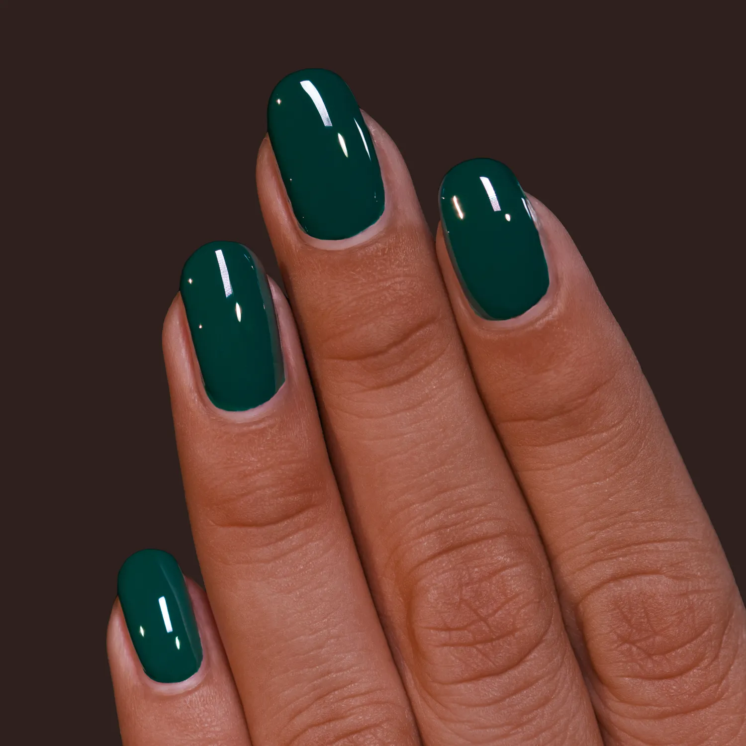 ILNP Studio Color Pine nagellack mörkgrön kräm