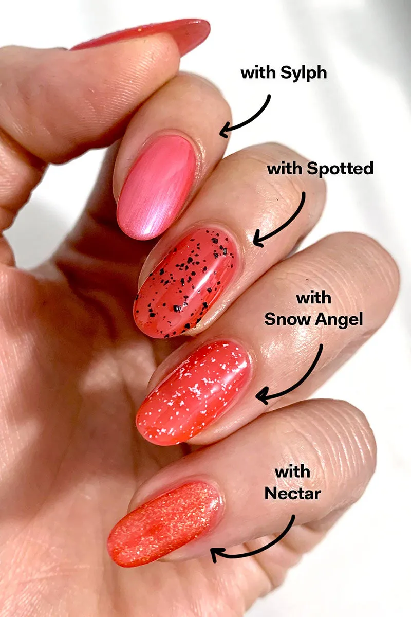 Cirque Colors Poppy Jelly nagellack röd jelly glans
