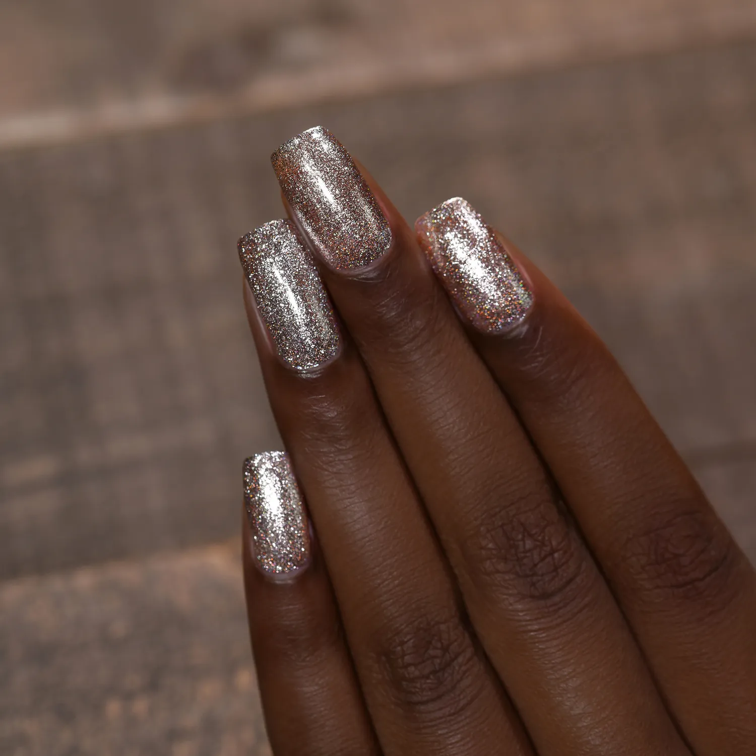 ILNP Sleigh Bells nagellack champagne metallic holo
