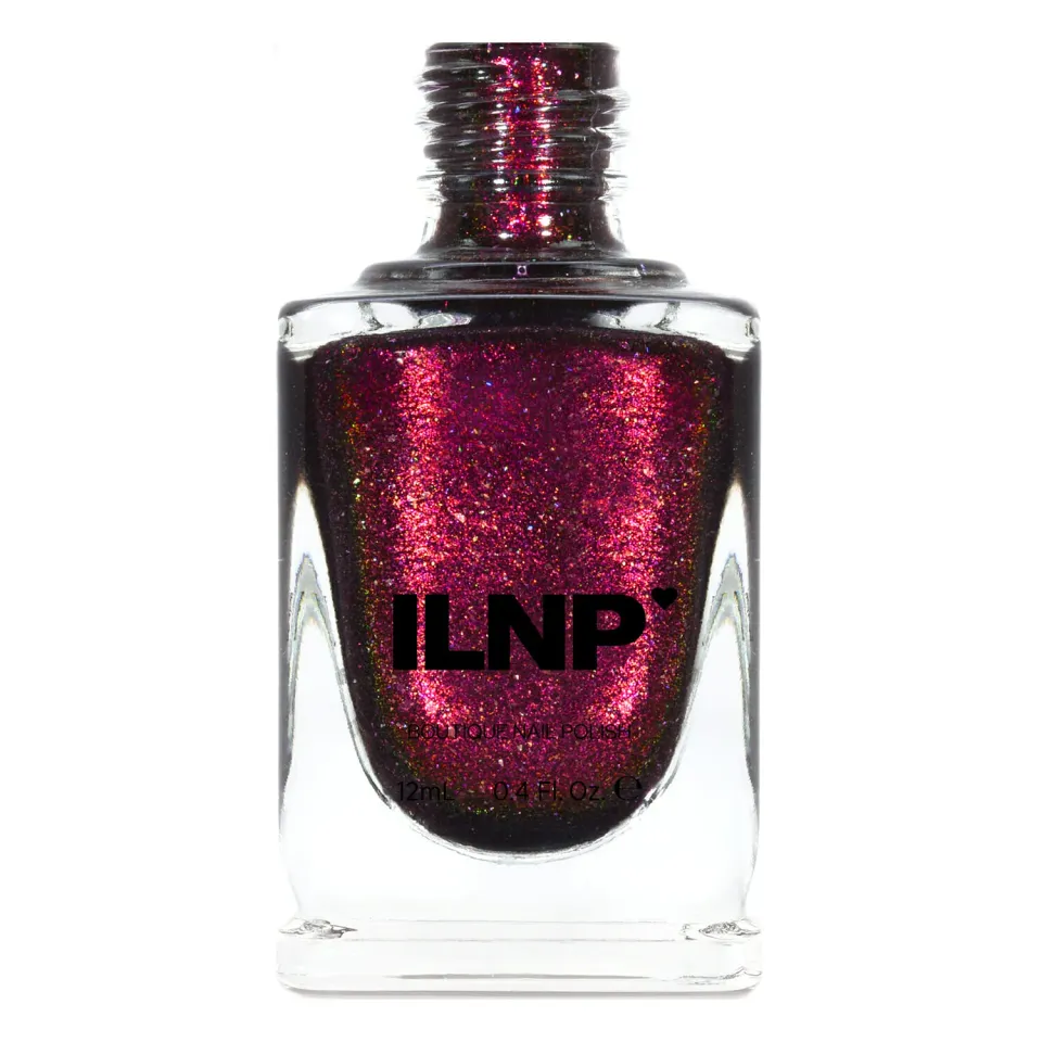 ILNP Royalty nagellack vinrött shimmer