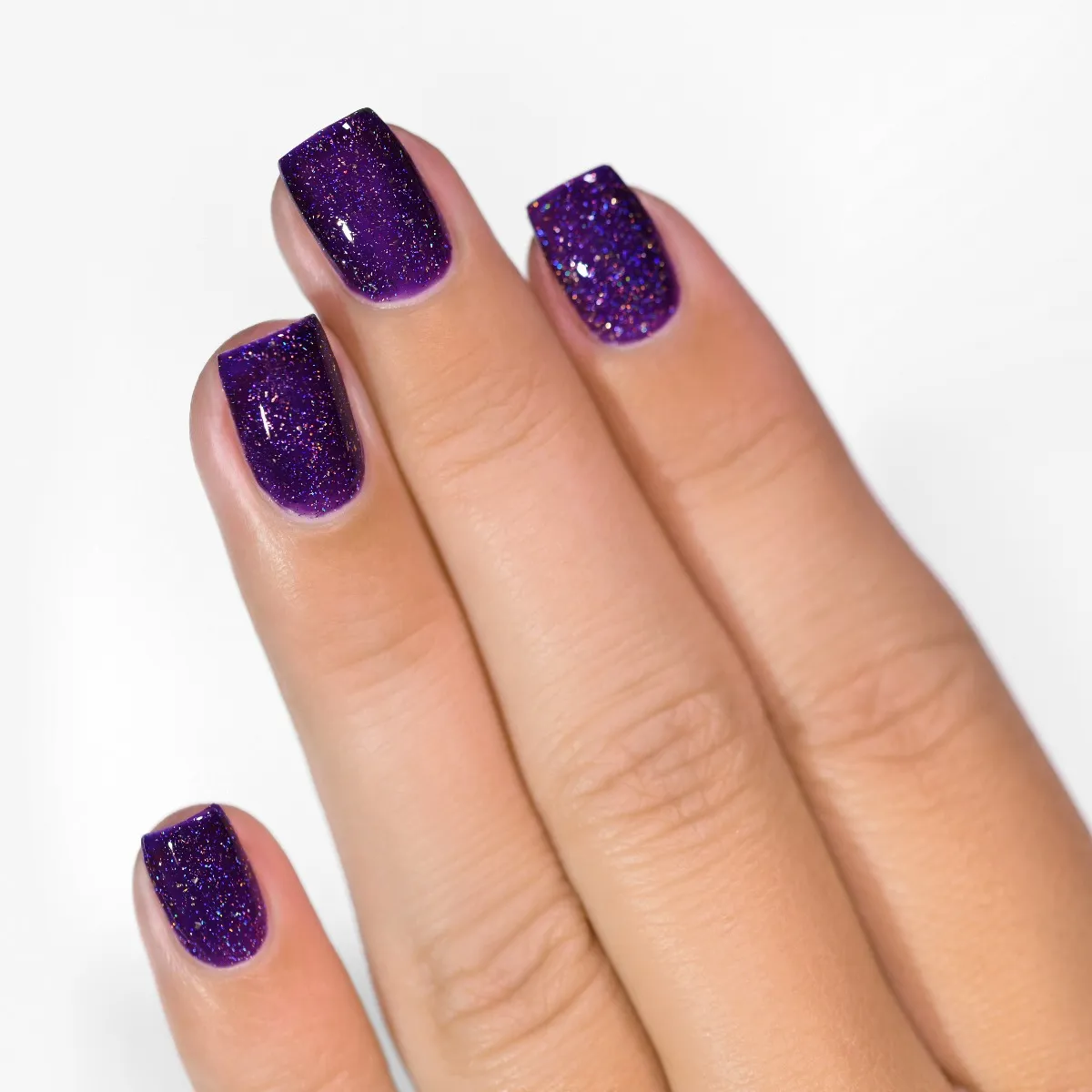 ILNP Vanity nagellack lila holografiskt