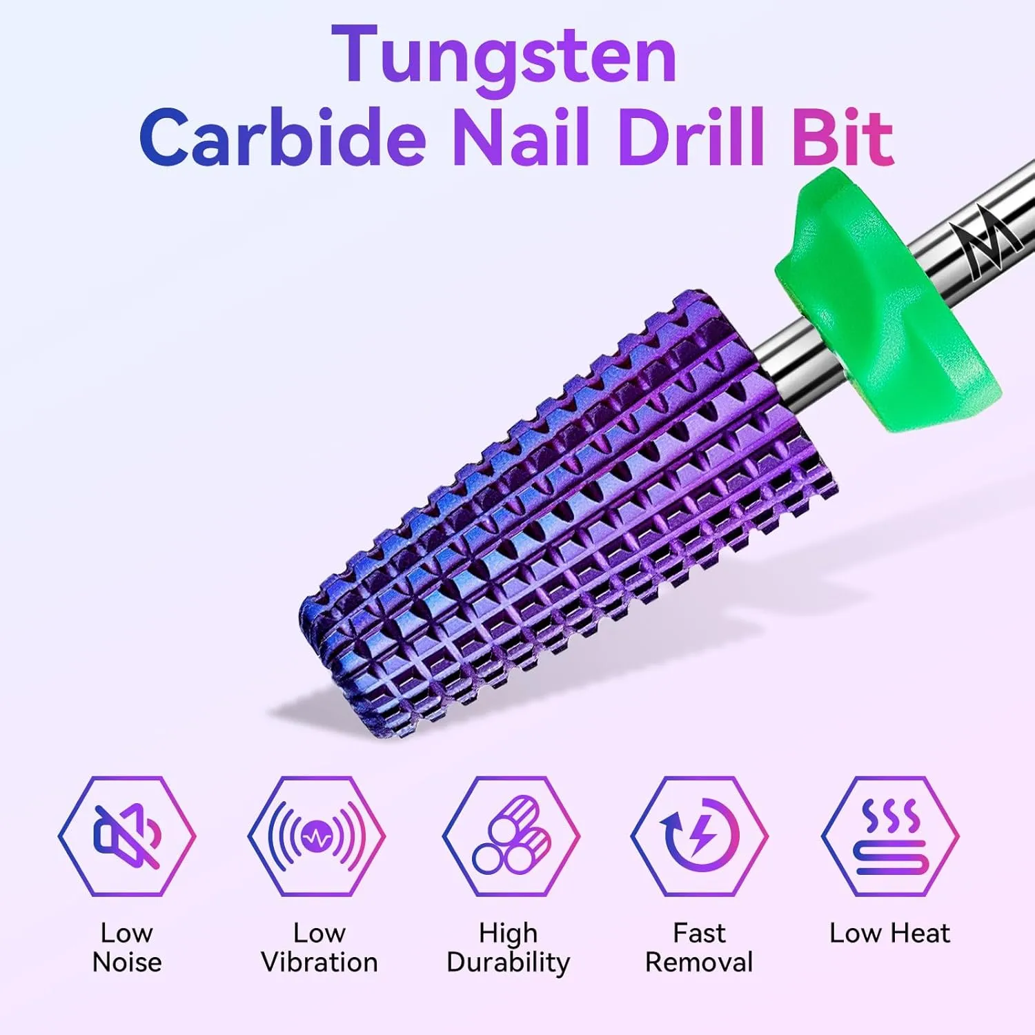 Makartt 5-in-1 Tungsten Carbide nagelborr bit