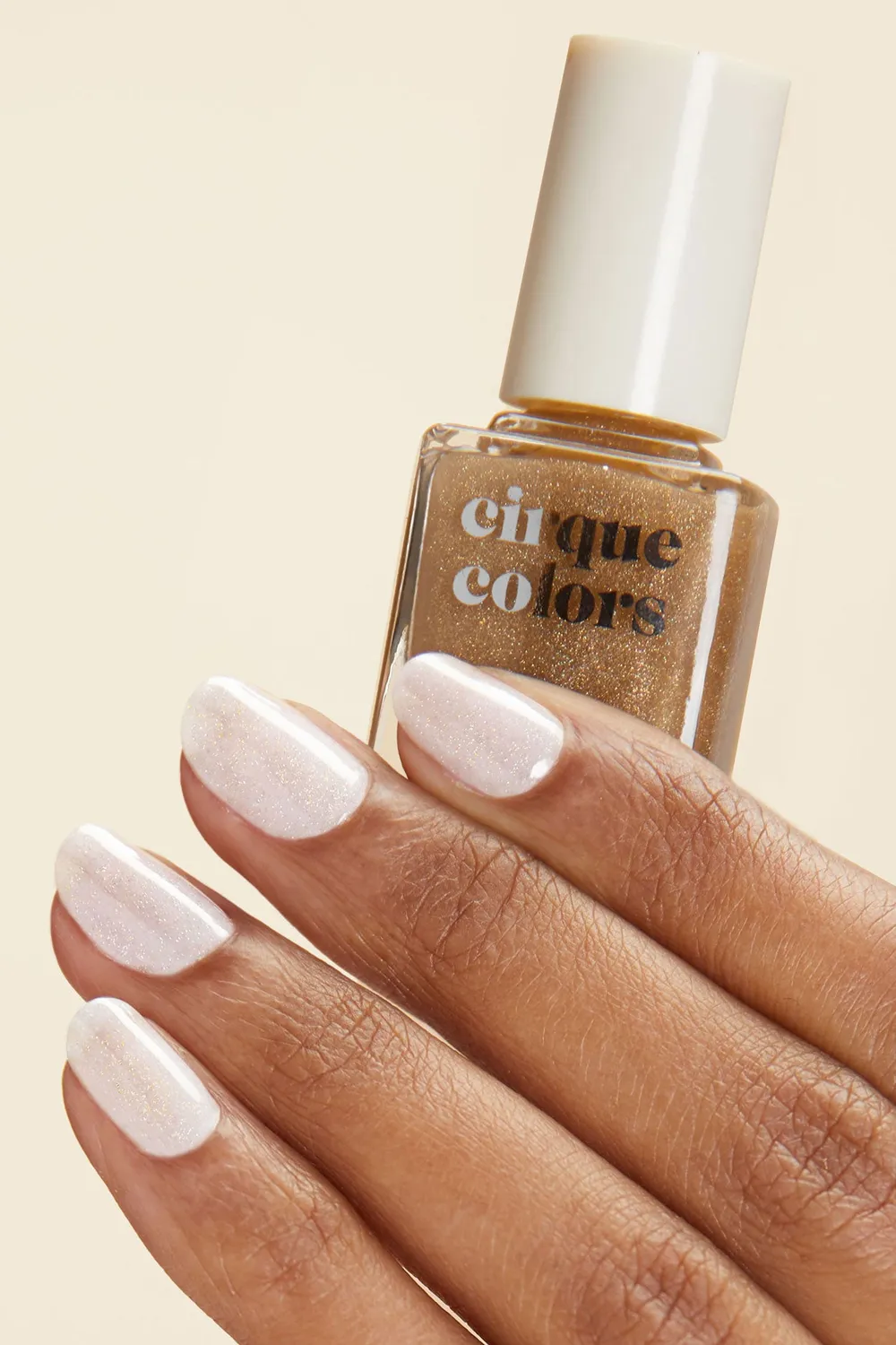 Cirque Colors Lumière topper guld glitter