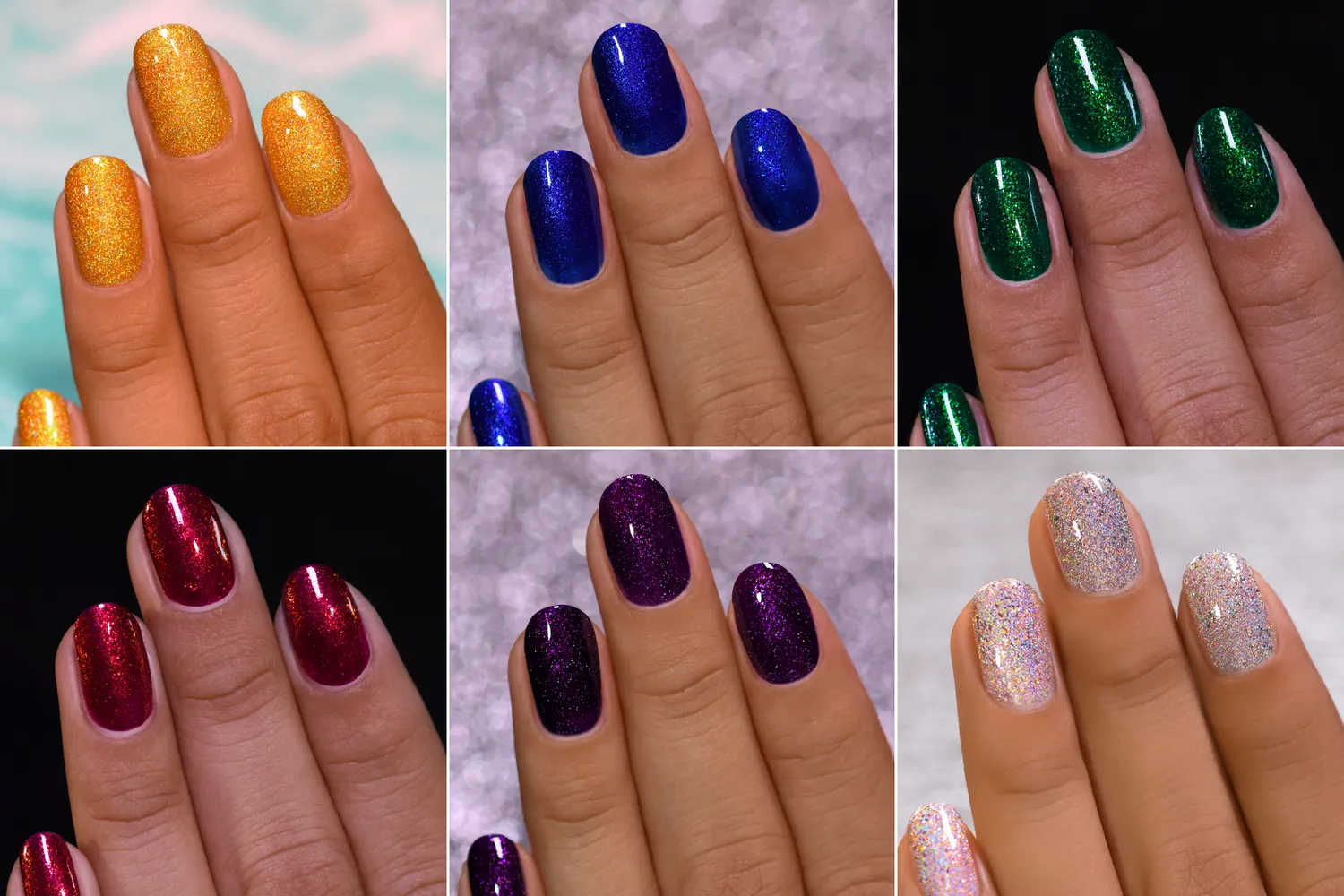 ILNP Precious Gems nagellacksset 6-pack juveltoner