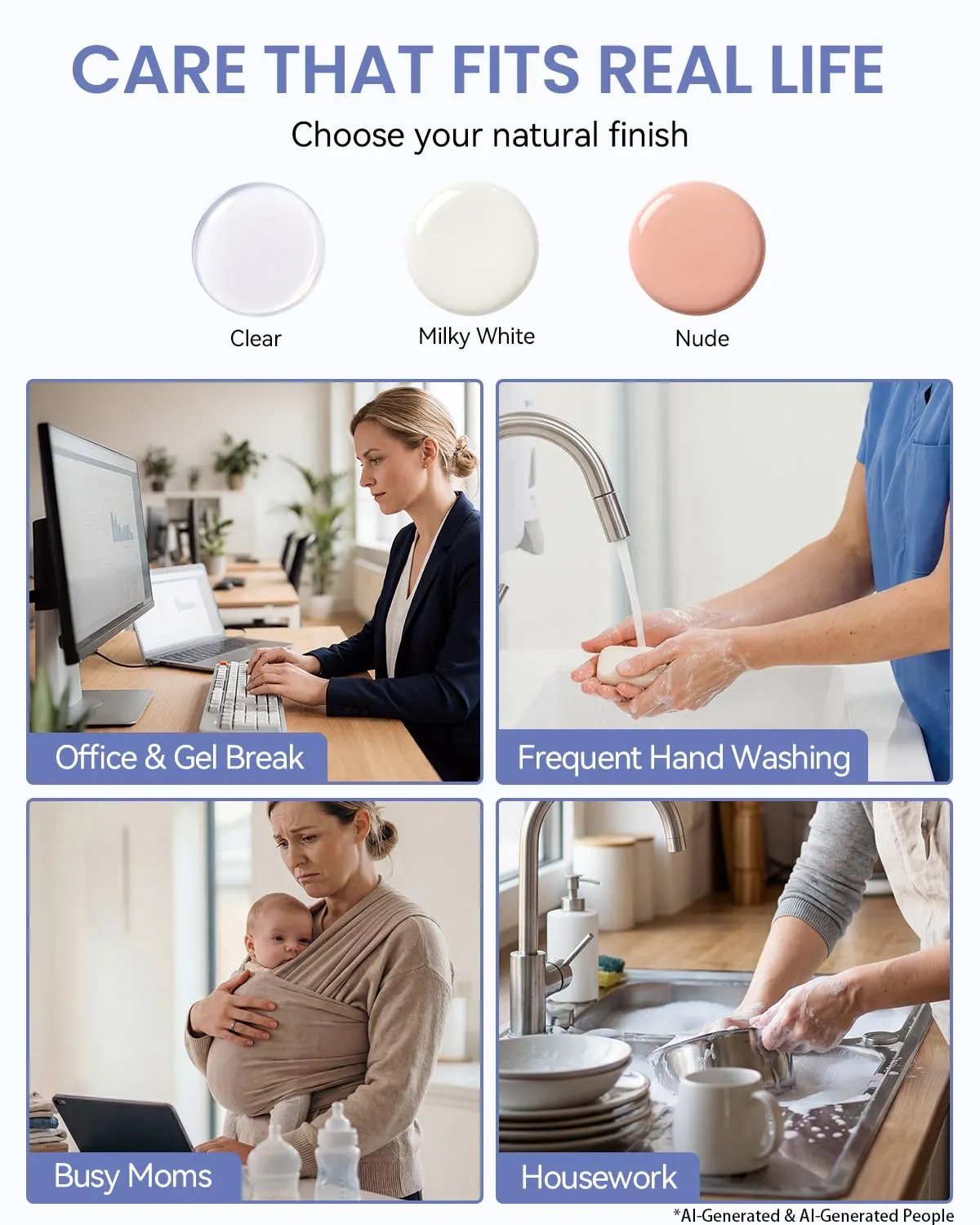 Makartt Water-Based Nail Strengthener nagelstärkare Clear