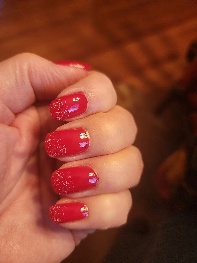 Cirque Colors Snow Angel nagellack vit glittertopper
