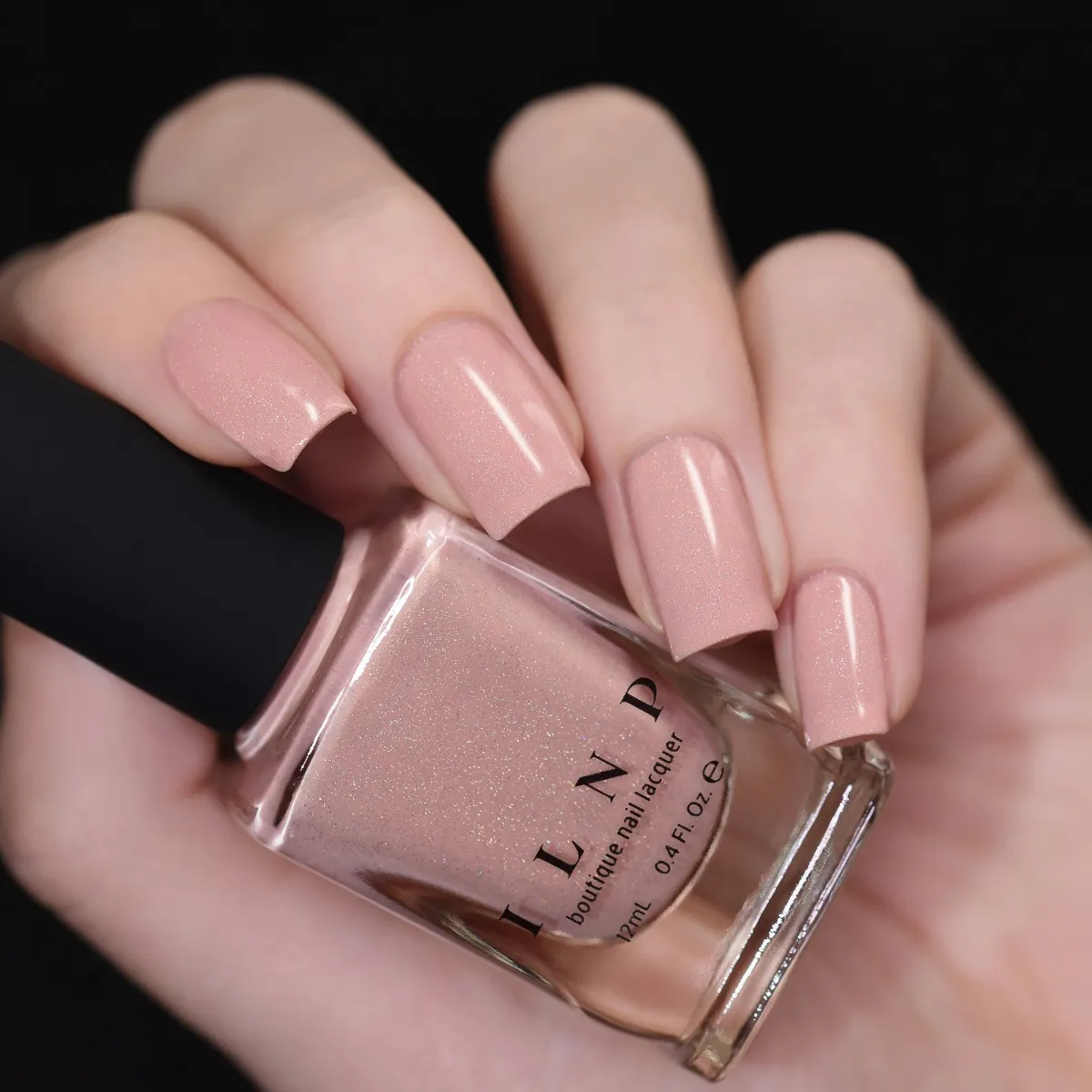 ILNP Nine to Five CEO nagellack nude rosa holo