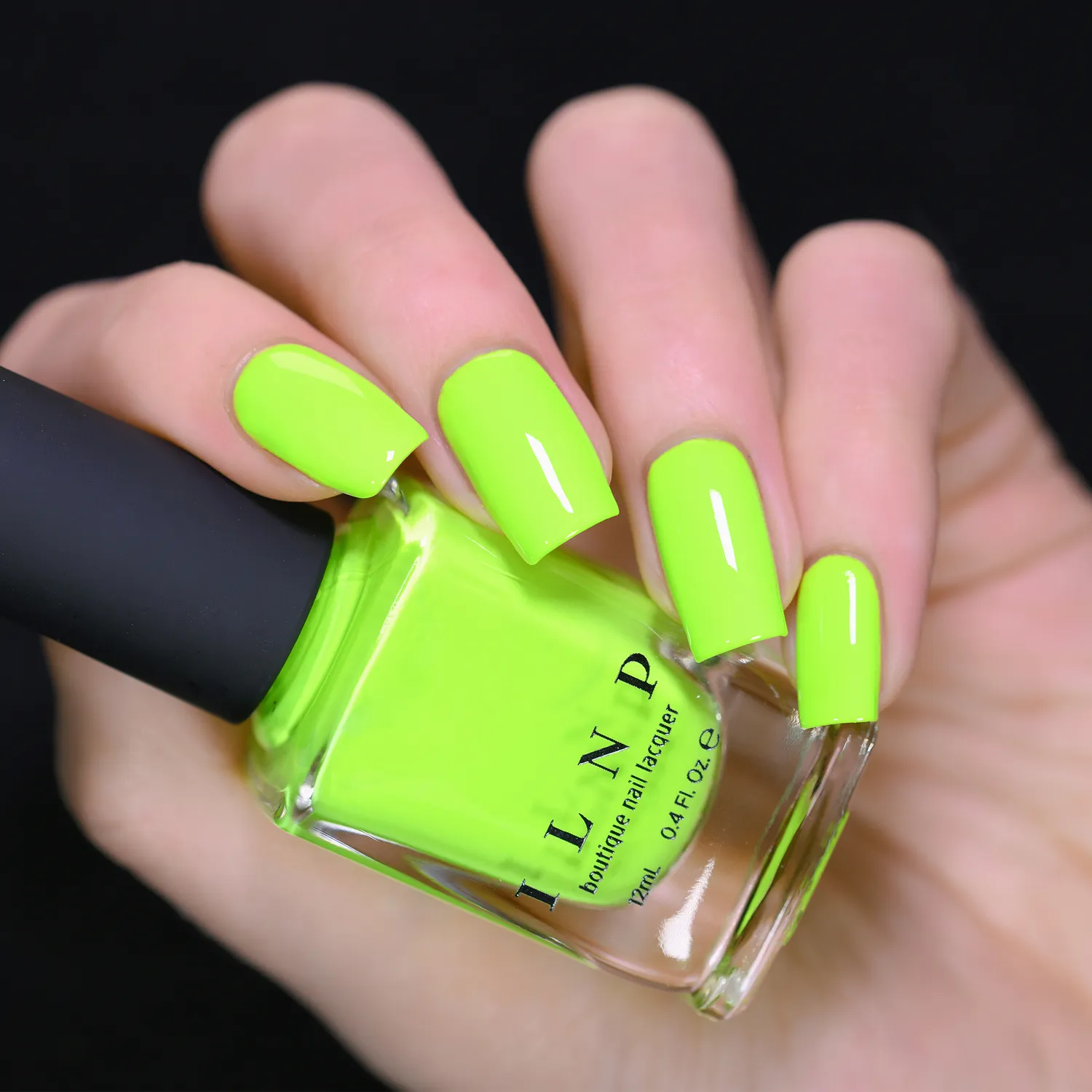 ILNP Playlist nagellack neongulgrön kräm