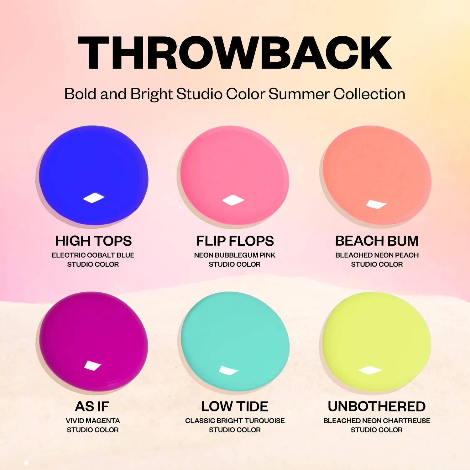 ILNP Throwback Collection nagellack 6-pack krämig